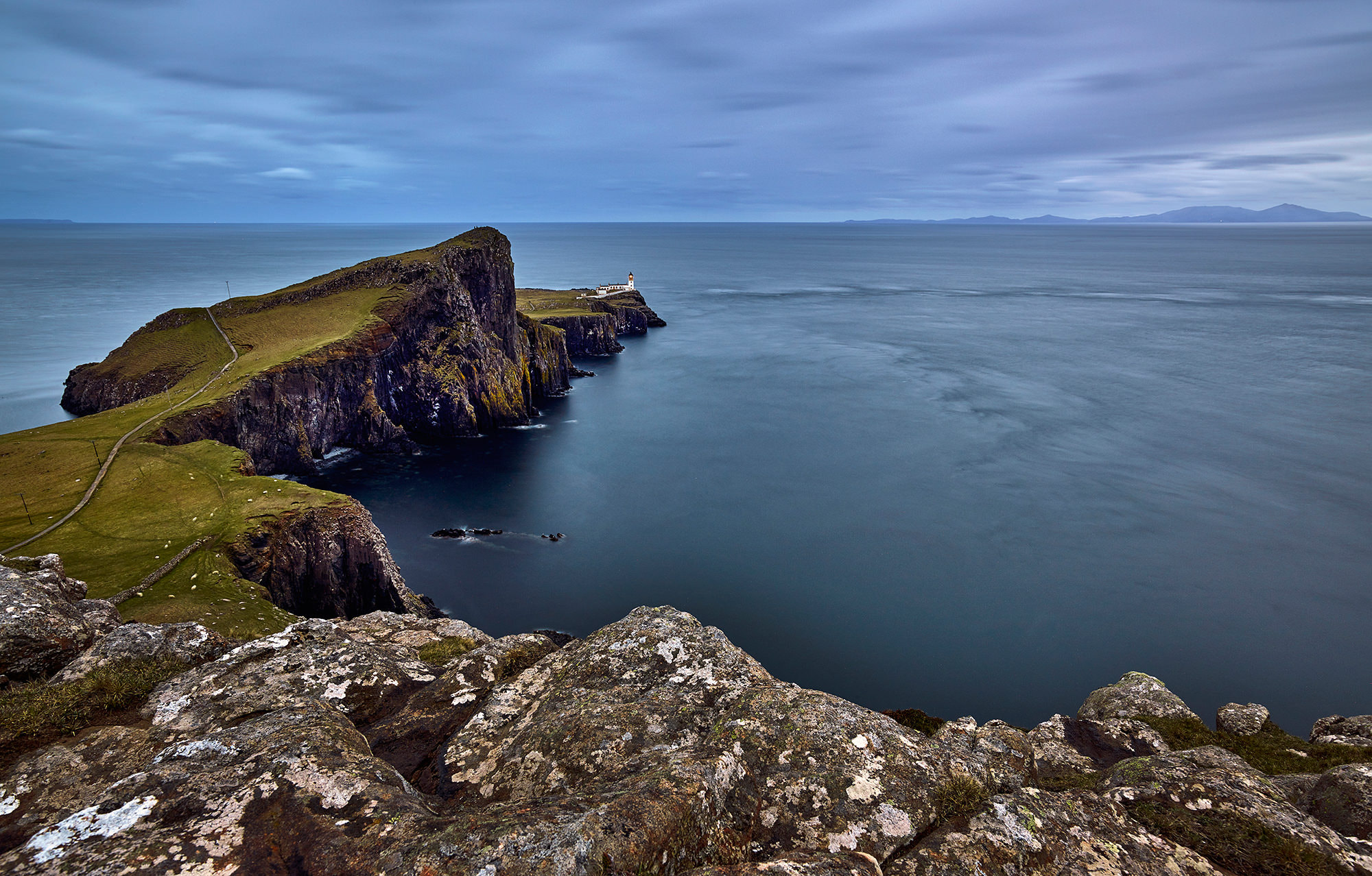 Phase One IQ3 80MP sample photo. Neist point, isle of skye, scotland photography