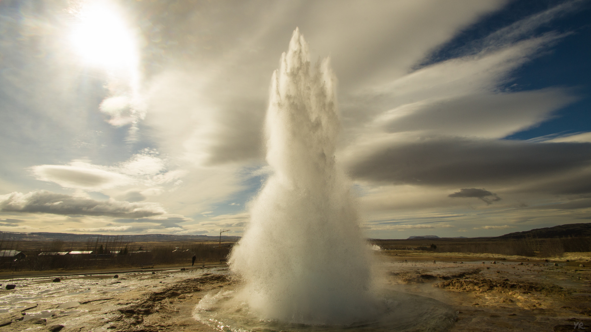 Pentax K-5 sample photo. Strokkur photography