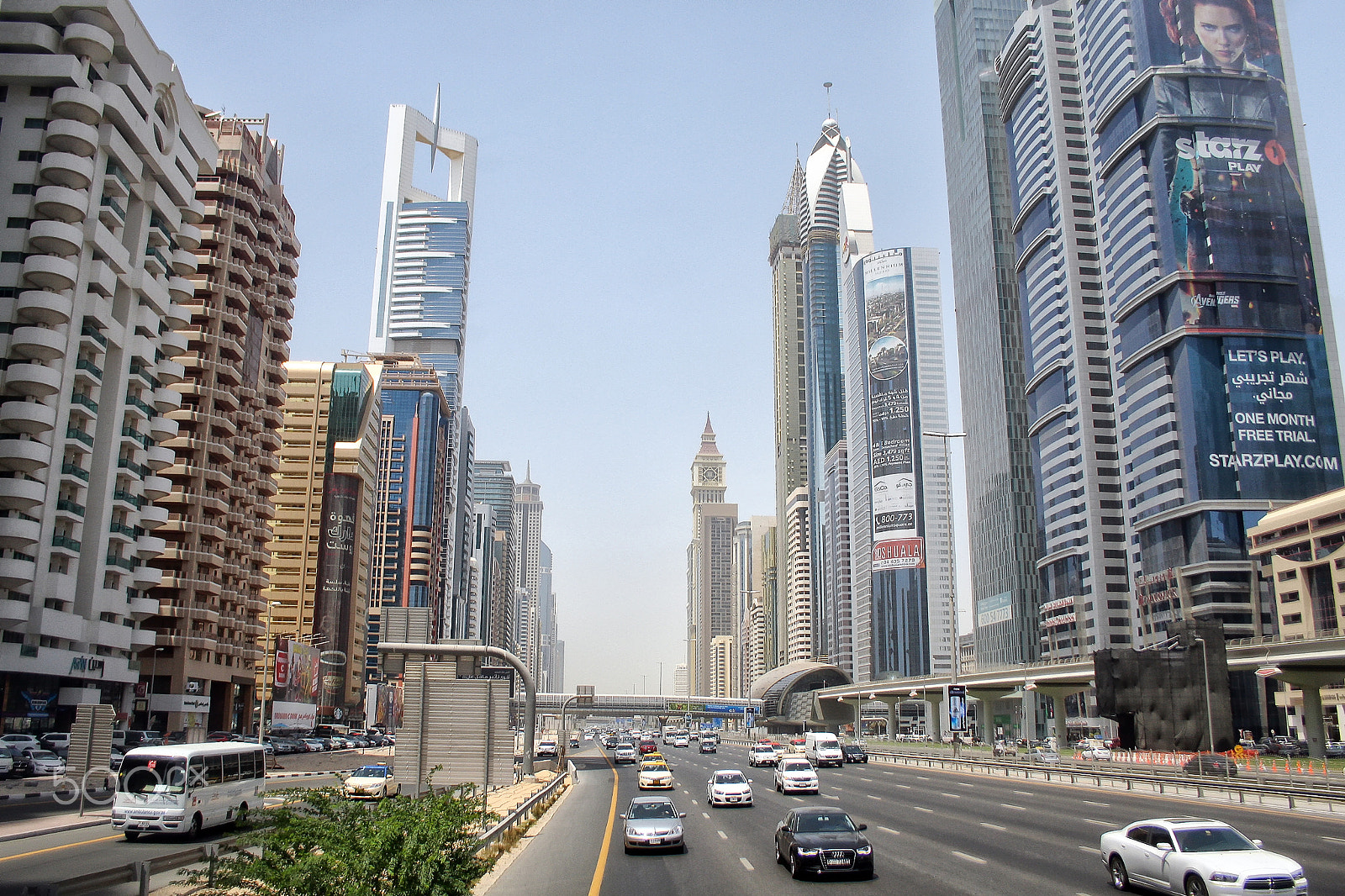 Canon EF-S 18-55mm F3.5-5.6 sample photo. Sheikh zayed road, dubai photography