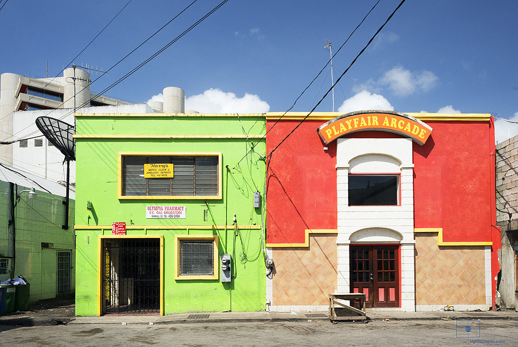 Olympia Pharmacy and Playfair Arcade, Bridgetown, Barbados by Lightscrapes on 500px.com