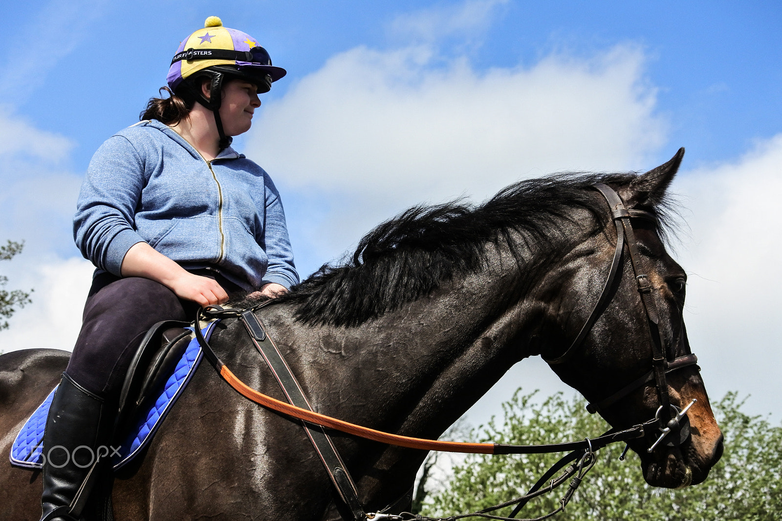 Nikon 1 Nikkor VR 30-110mm F3.8-5.6 sample photo. Riding () photography