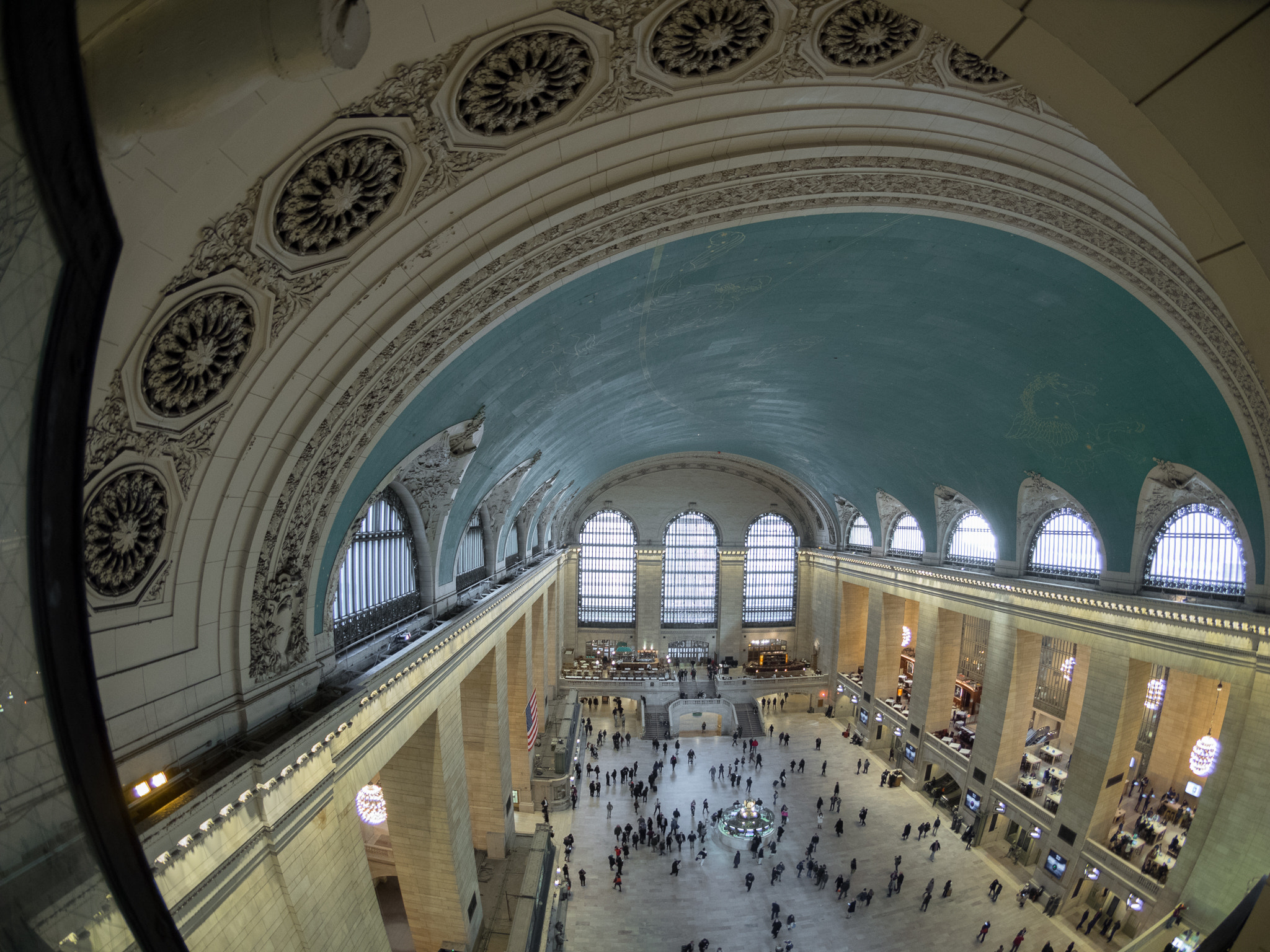 OLYMPUS 8mm Lens sample photo. Main concourse  grand central terminal, new york, ny united stat photography