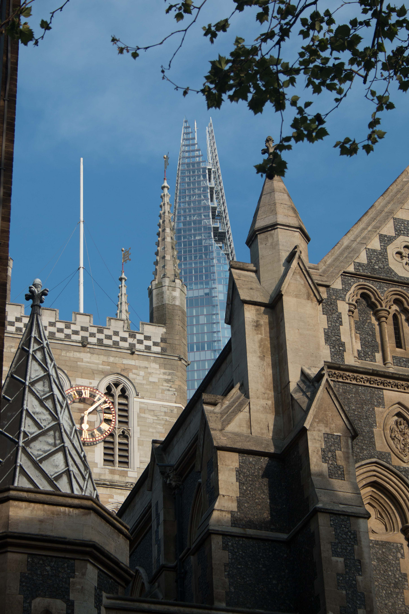 Canon EF-S 18-55mm F3.5-5.6 sample photo. The old and the new - spires of london photography