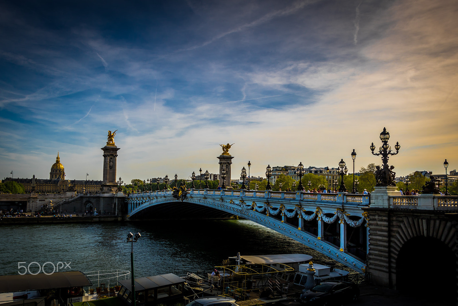 Canon EF-S 18-135mm F3.5-5.6 IS STM sample photo. Le pont alexandre iii photography