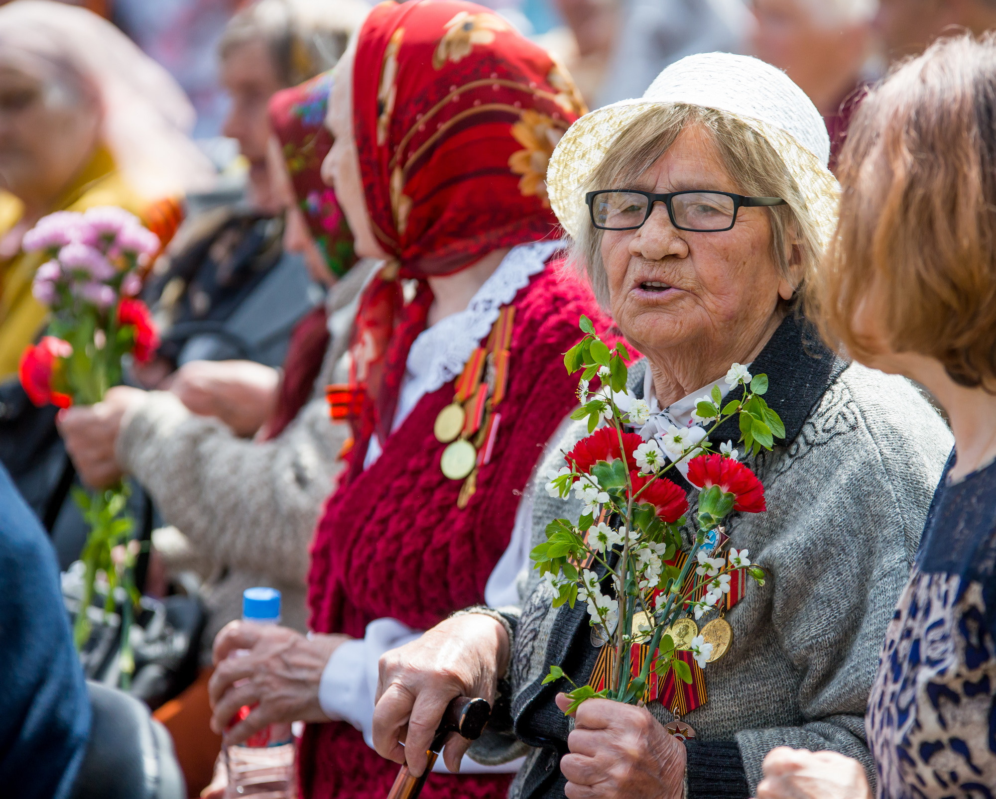 Sony a99 II sample photo. Victory day parade photography