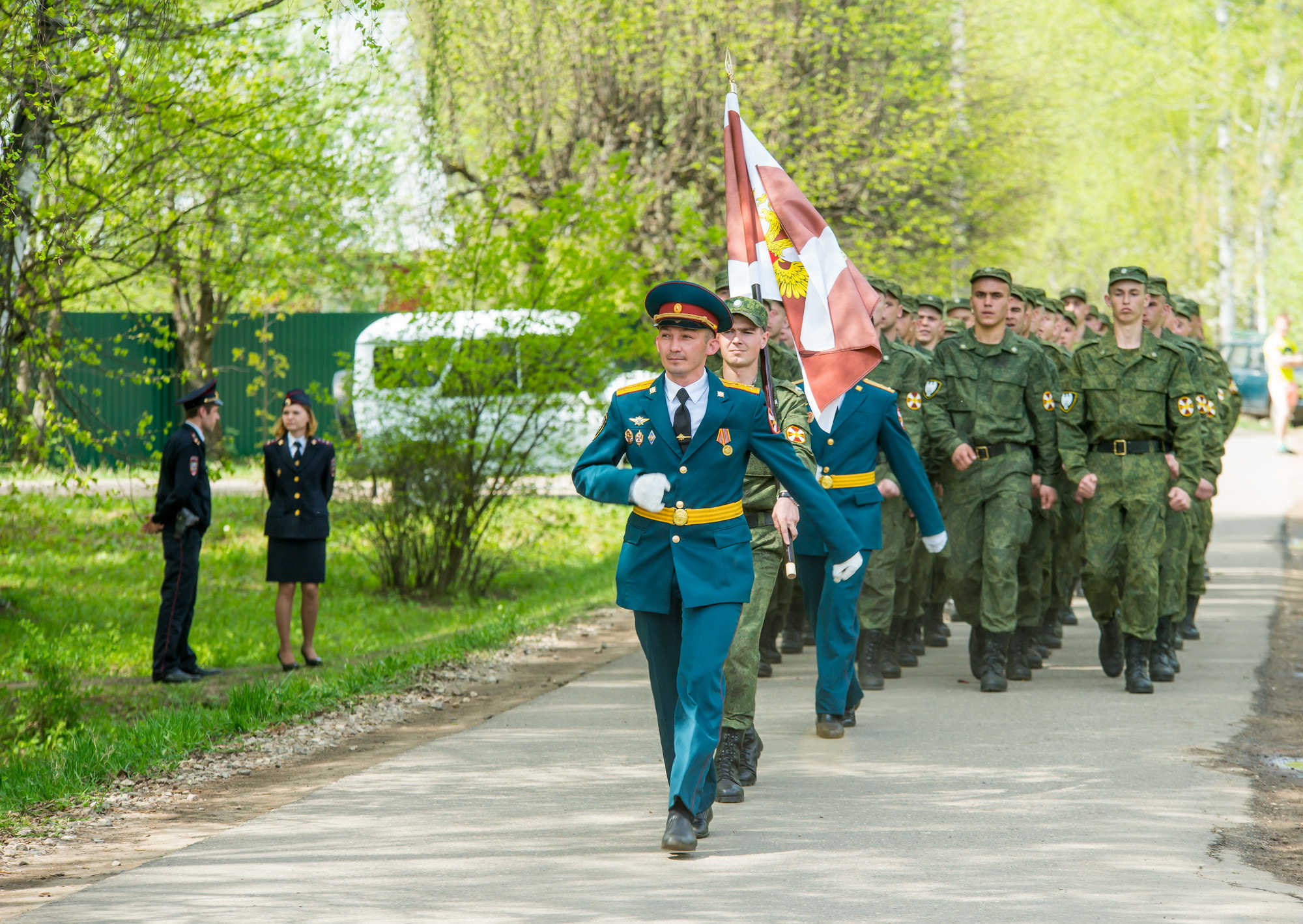 70-200mm F2.8 sample photo. Victory day parade photography