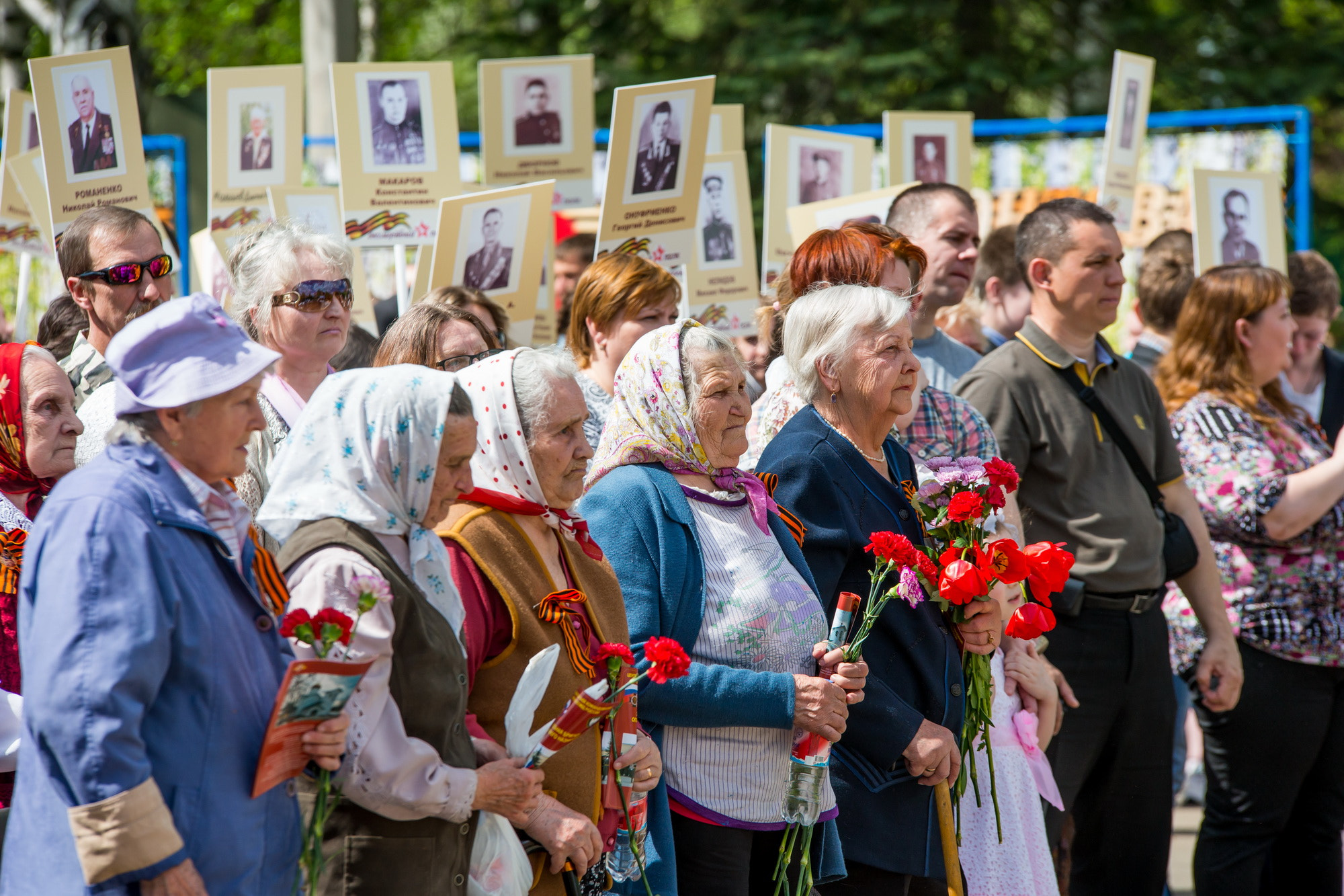 Sony a99 II sample photo. Victory day parade photography