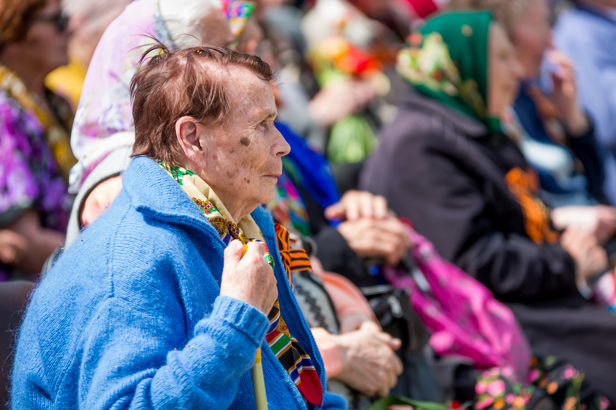 Sony a99 II sample photo. Victory day parade photography