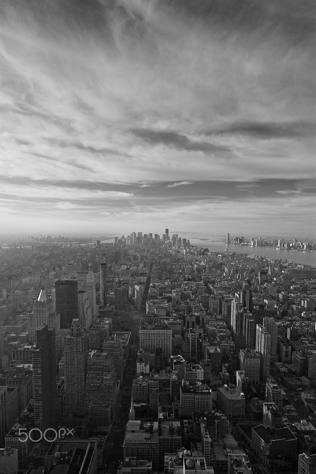Canon EOS 450D (EOS Rebel XSi / EOS Kiss X2) sample photo. Manhattan from the empire state photography