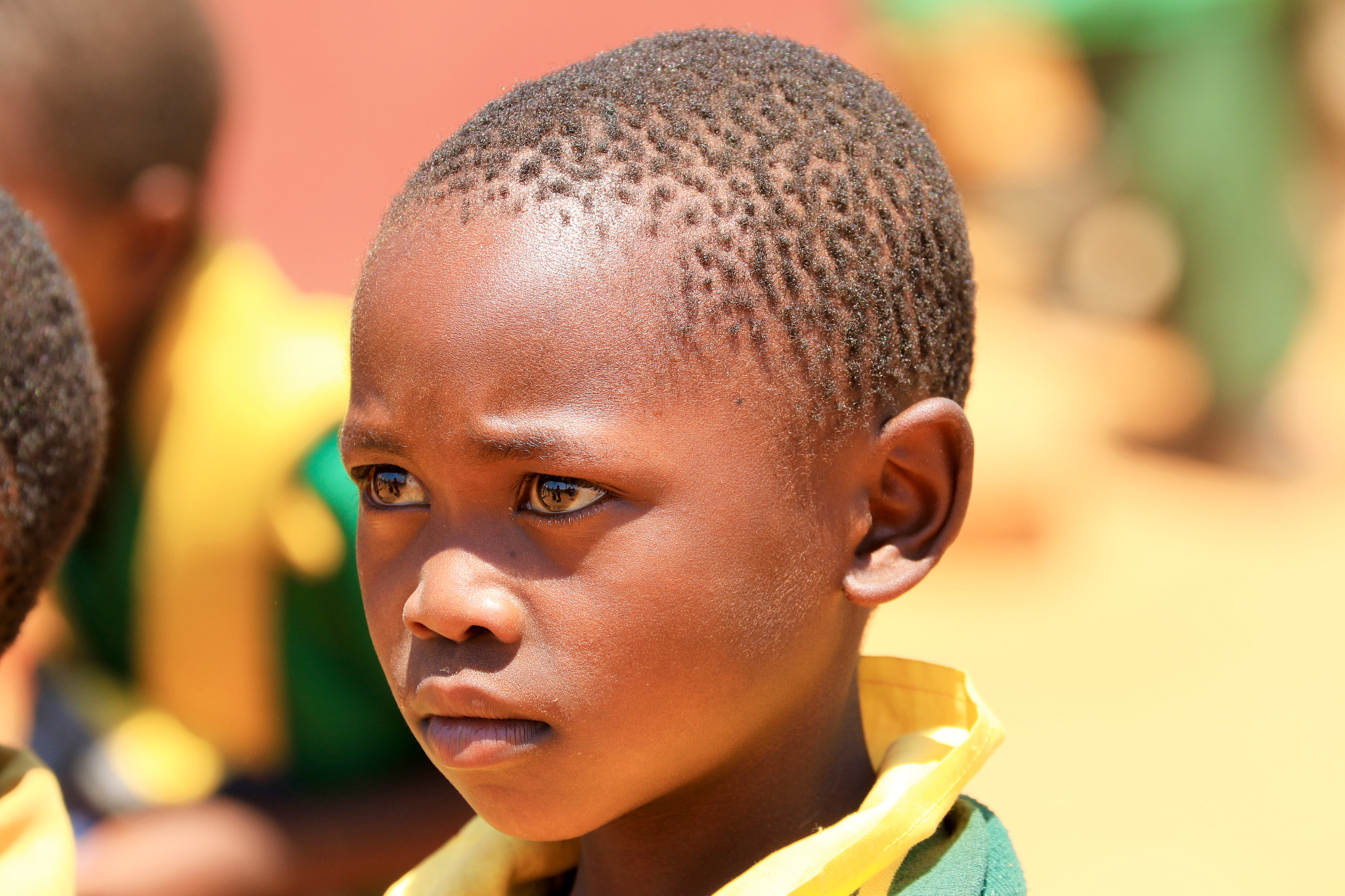 Canon EF 70-300mm F4-5.6L IS USM sample photo. Young child from swaziland photography