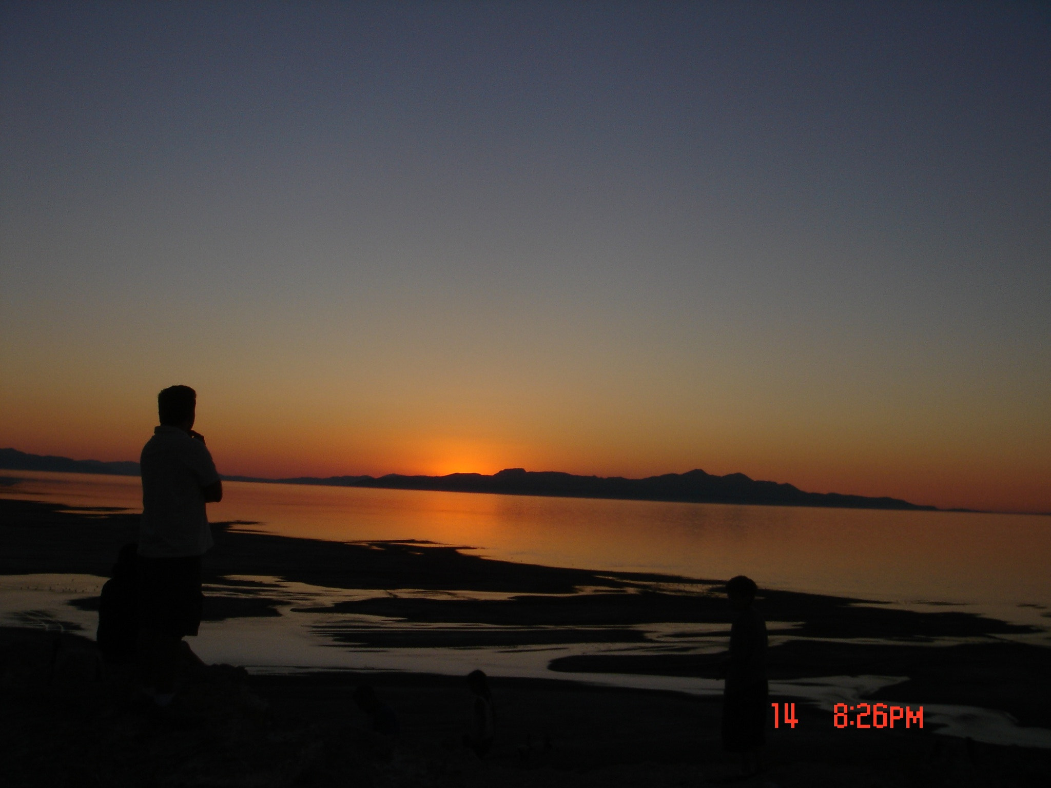 Sony DSC-M1 sample photo. Sunset at salt lake utha photography
