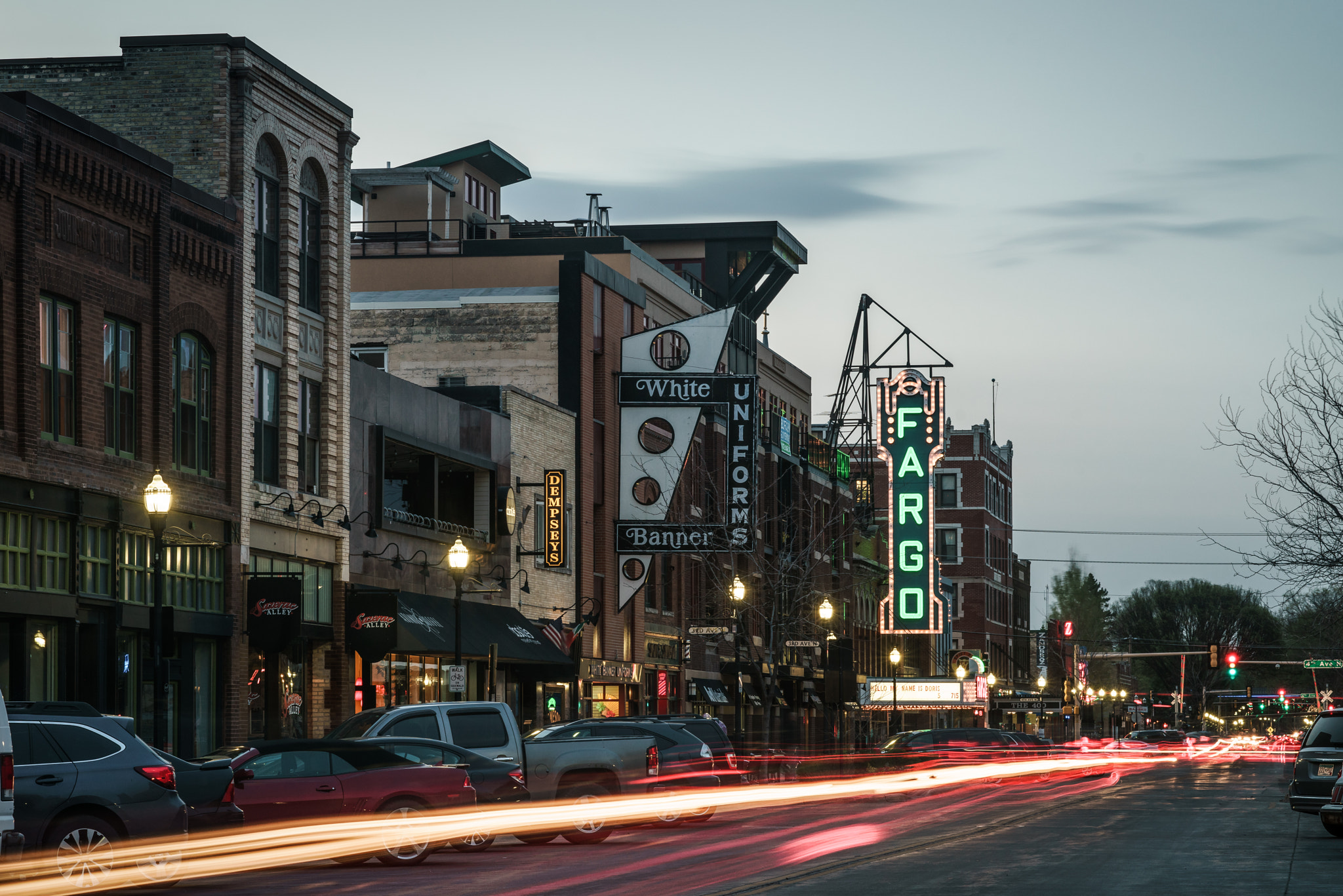 Sony a7R + Minolta AF 80-200mm F2.8 HS-APO G sample photo. Downtown fargo photography