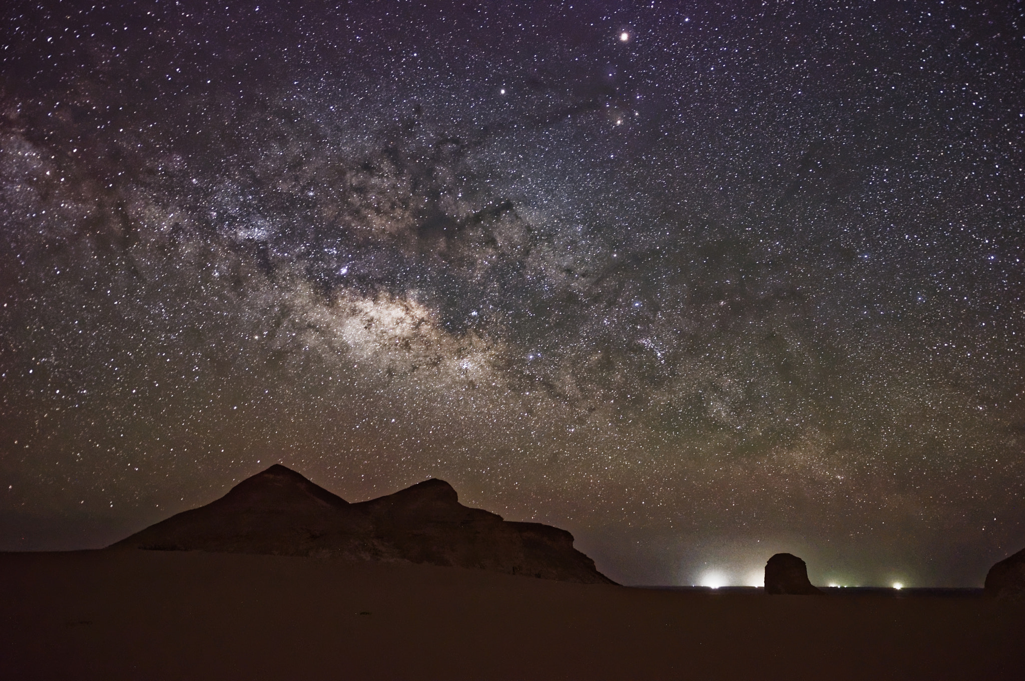 Nikon D3200 + Sigma 18-35mm F1.8 DC HSM Art sample photo. Milkyway with mars and saturn photography