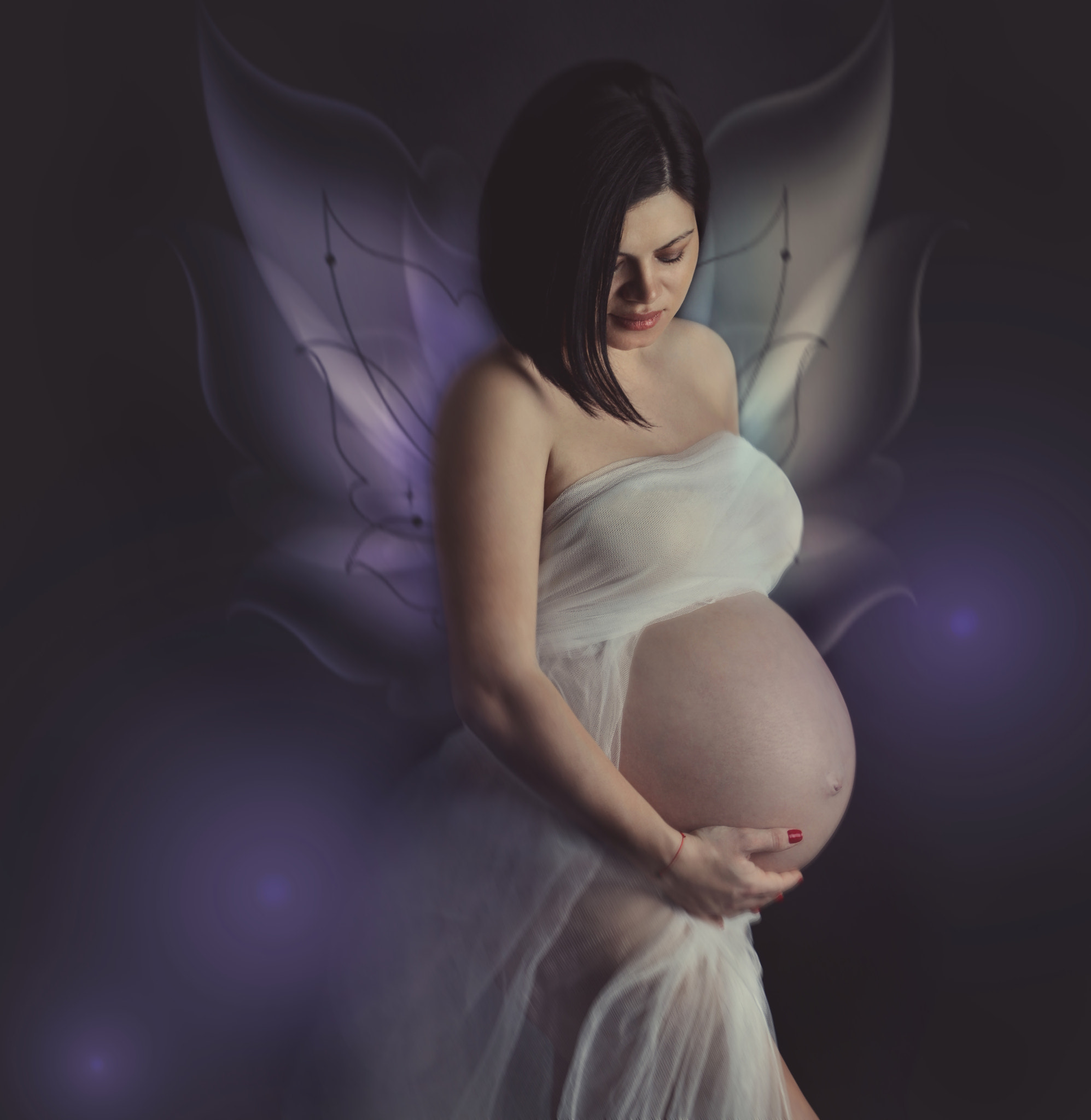 Nikon D3100 + Nikon AF Nikkor 28mm F2.8D sample photo. Pregnancy photography
