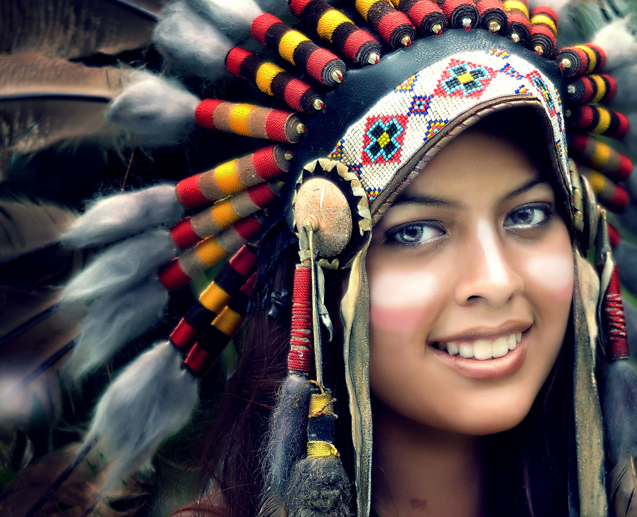 Portrait of apache girl by Amir Rodof / 500px