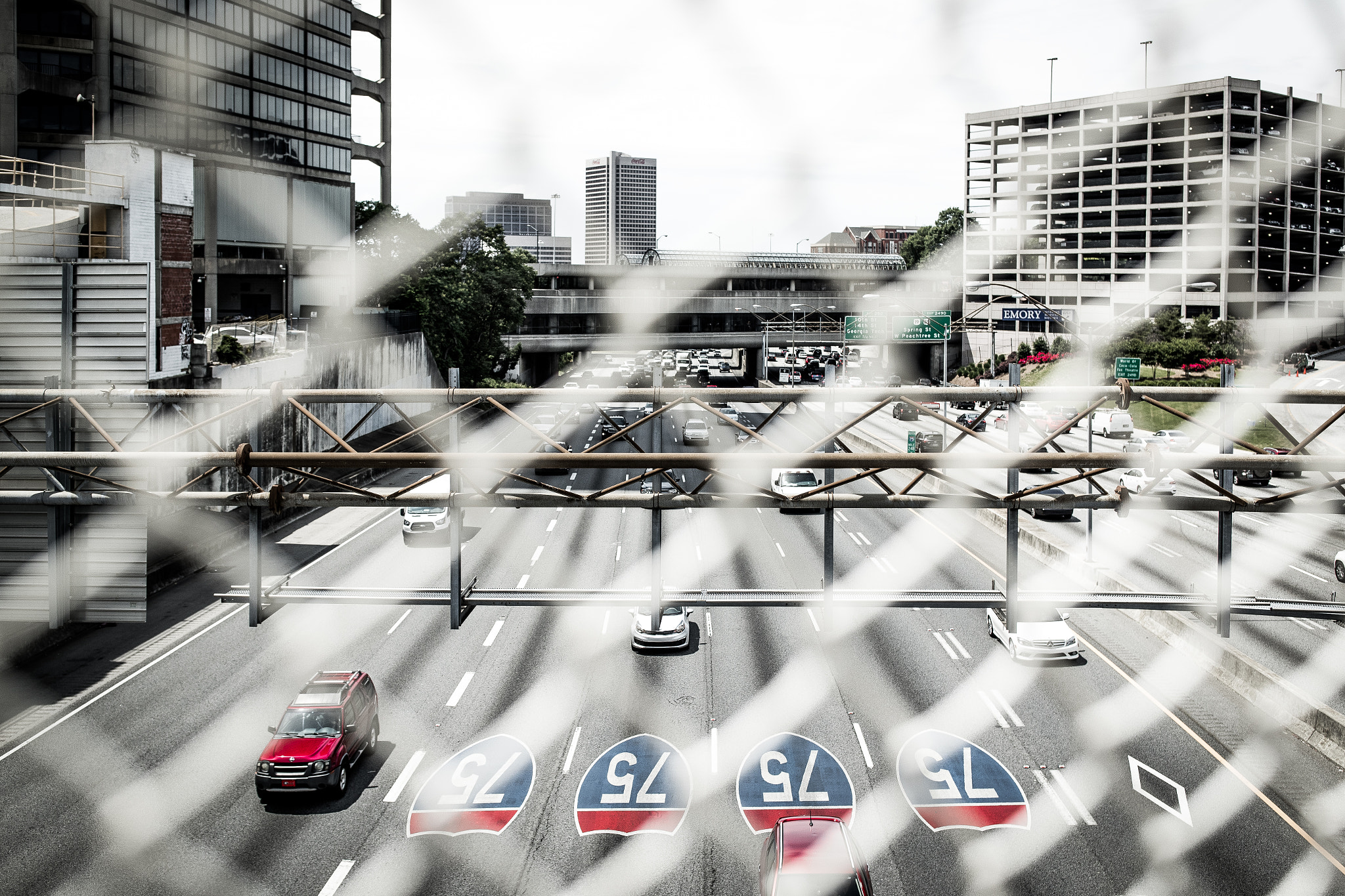 Canon EF 35mm F1.4L II USM sample photo. Atlanta traffic photography