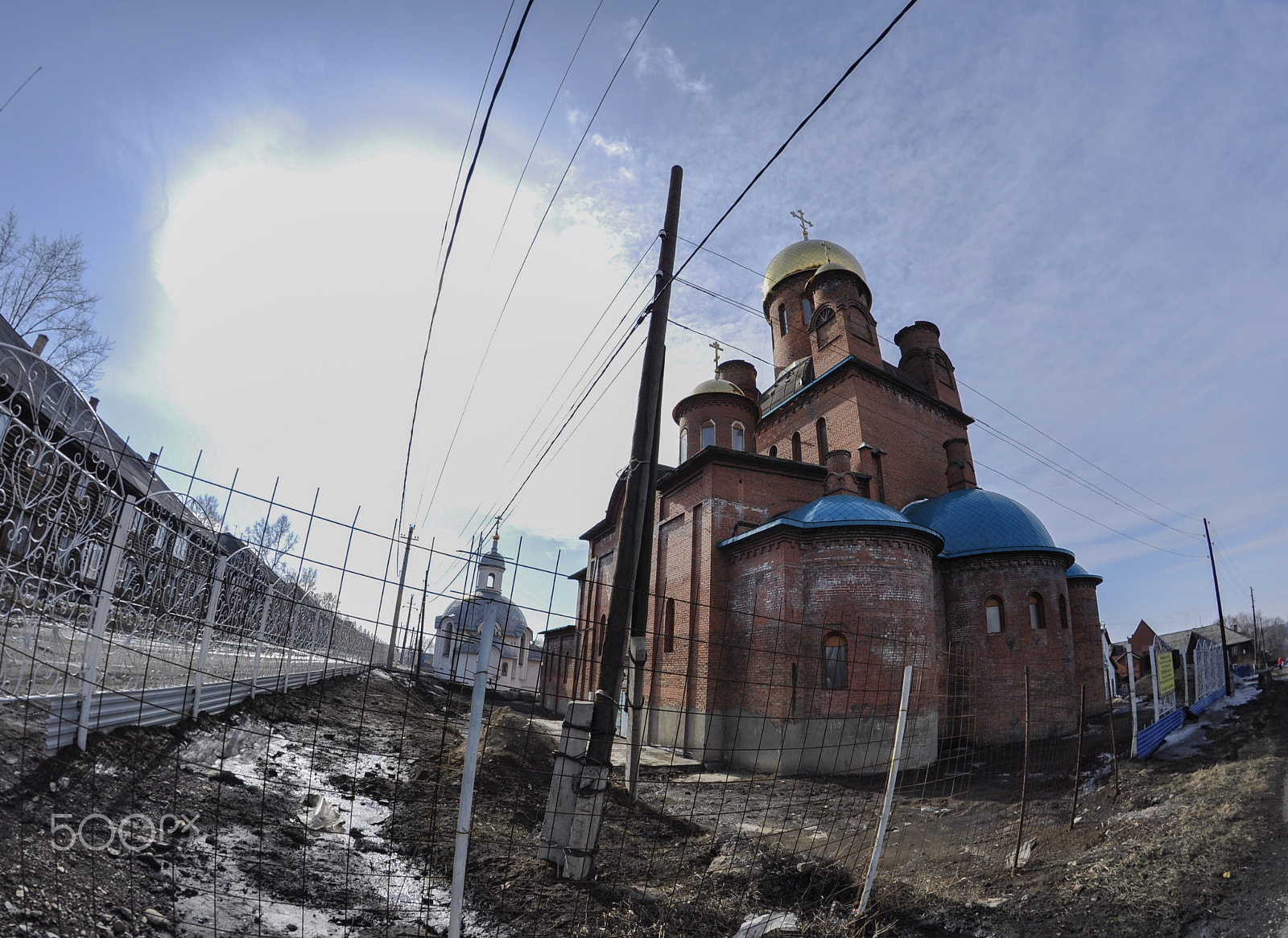 Nikon D90 + Samyang 8mm F3.5 Aspherical IF MC Fisheye sample photo. Temple photography