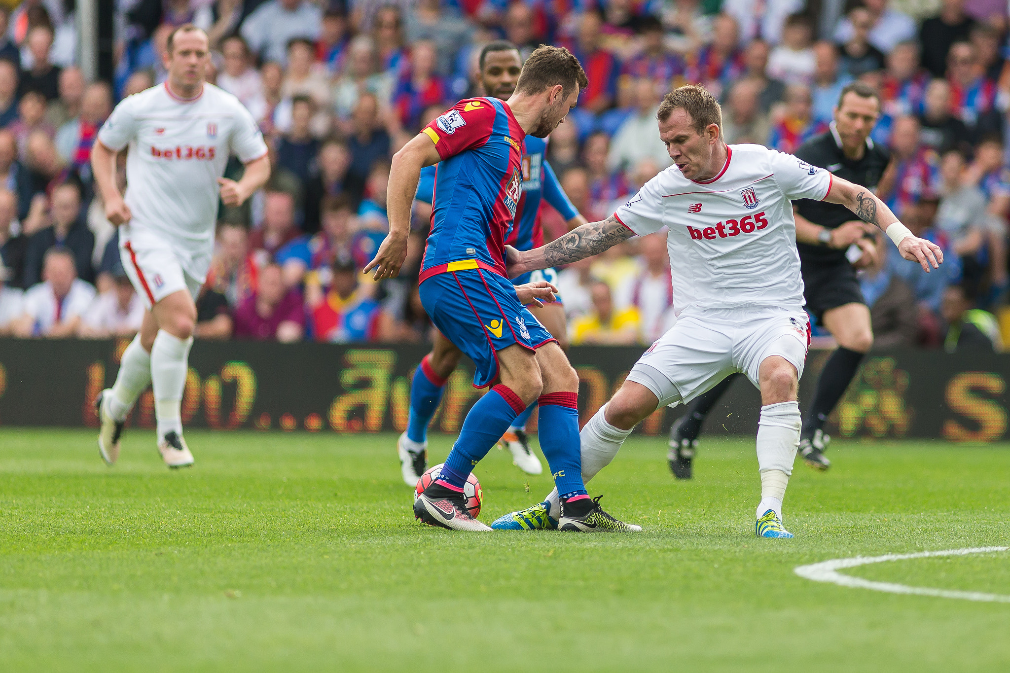 Canon EF 200mm F2.8L II USM sample photo. Crystal palace v stoke city - 7th may '16 photography