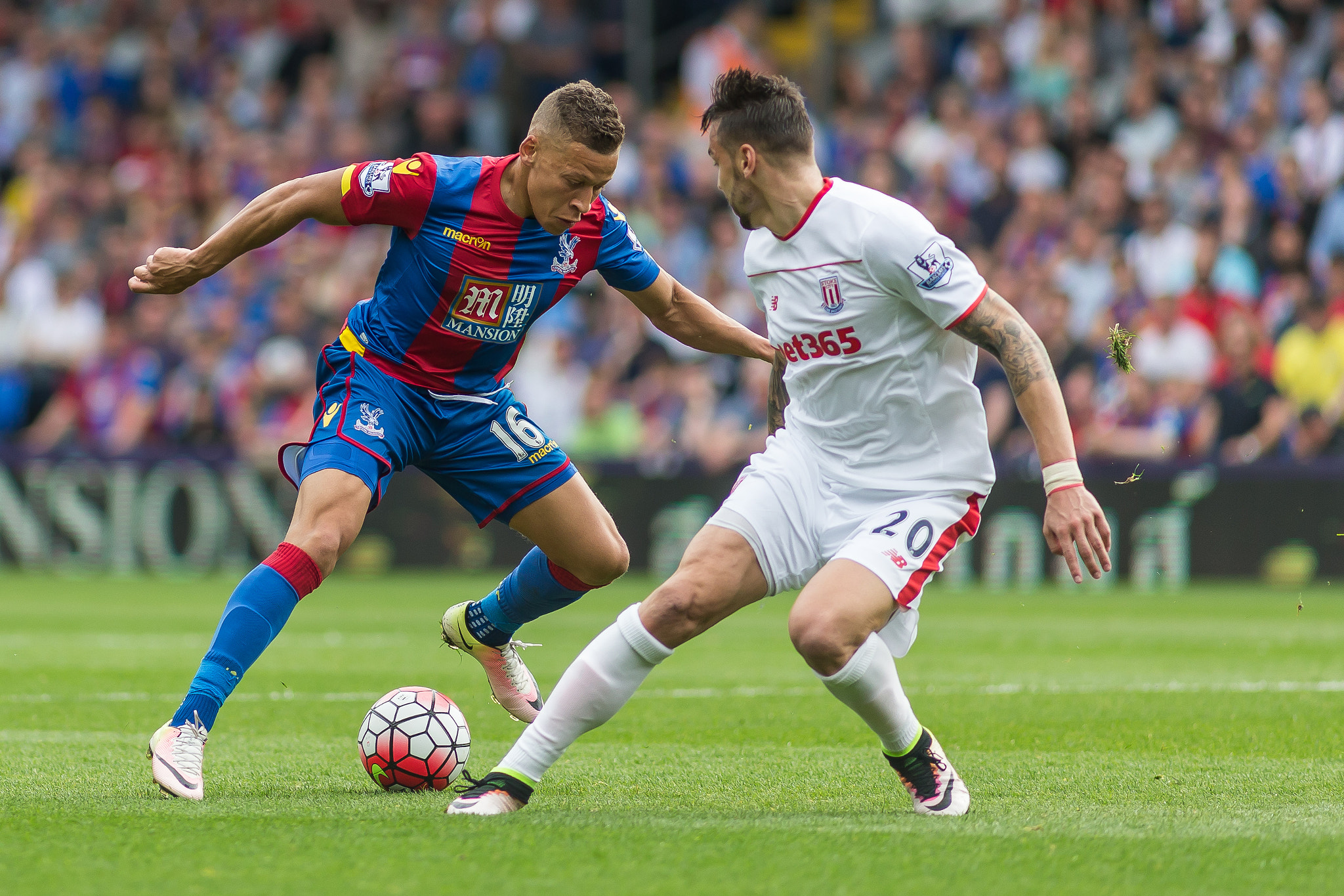 Canon EF 200mm F2.8L II USM sample photo. Crystal palace v stoke city - 7th may '16 photography