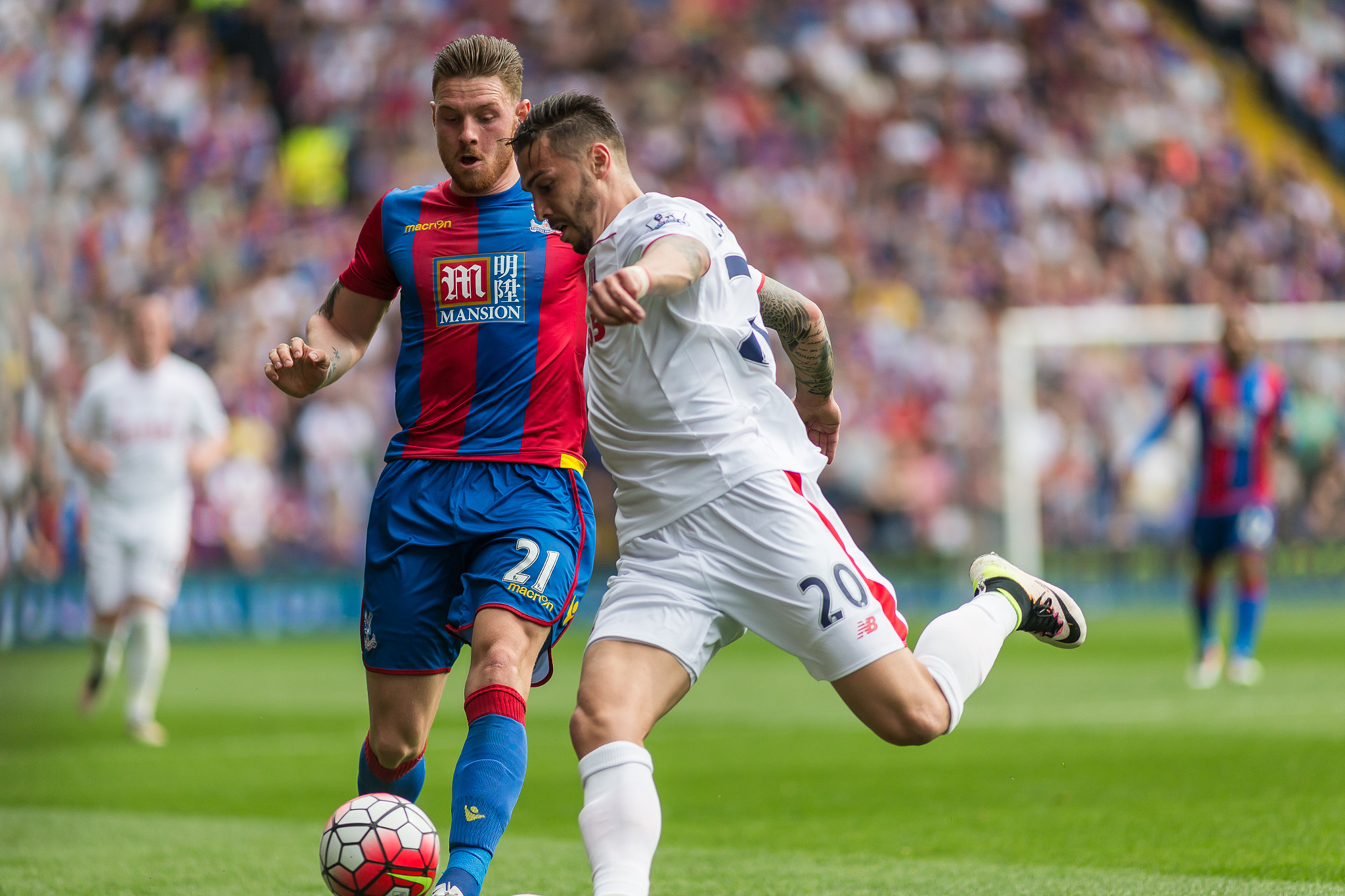 Canon EF 200mm F2.8L II USM sample photo. Crystal palace v stoke city - 7th may '16 photography