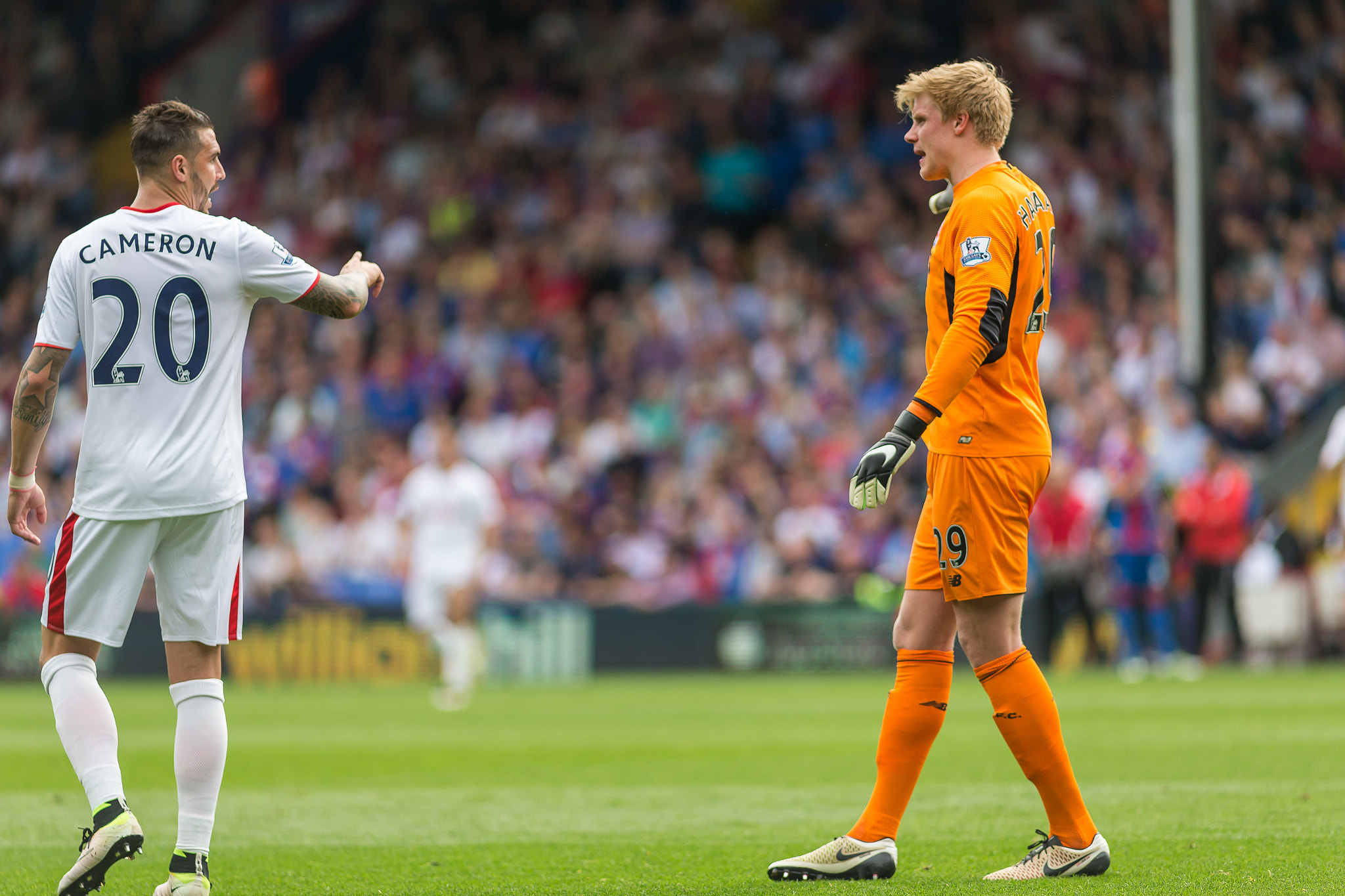 Canon EF 200mm F2.8L II USM sample photo. Crystal palace v stoke city - 7th may '16 photography
