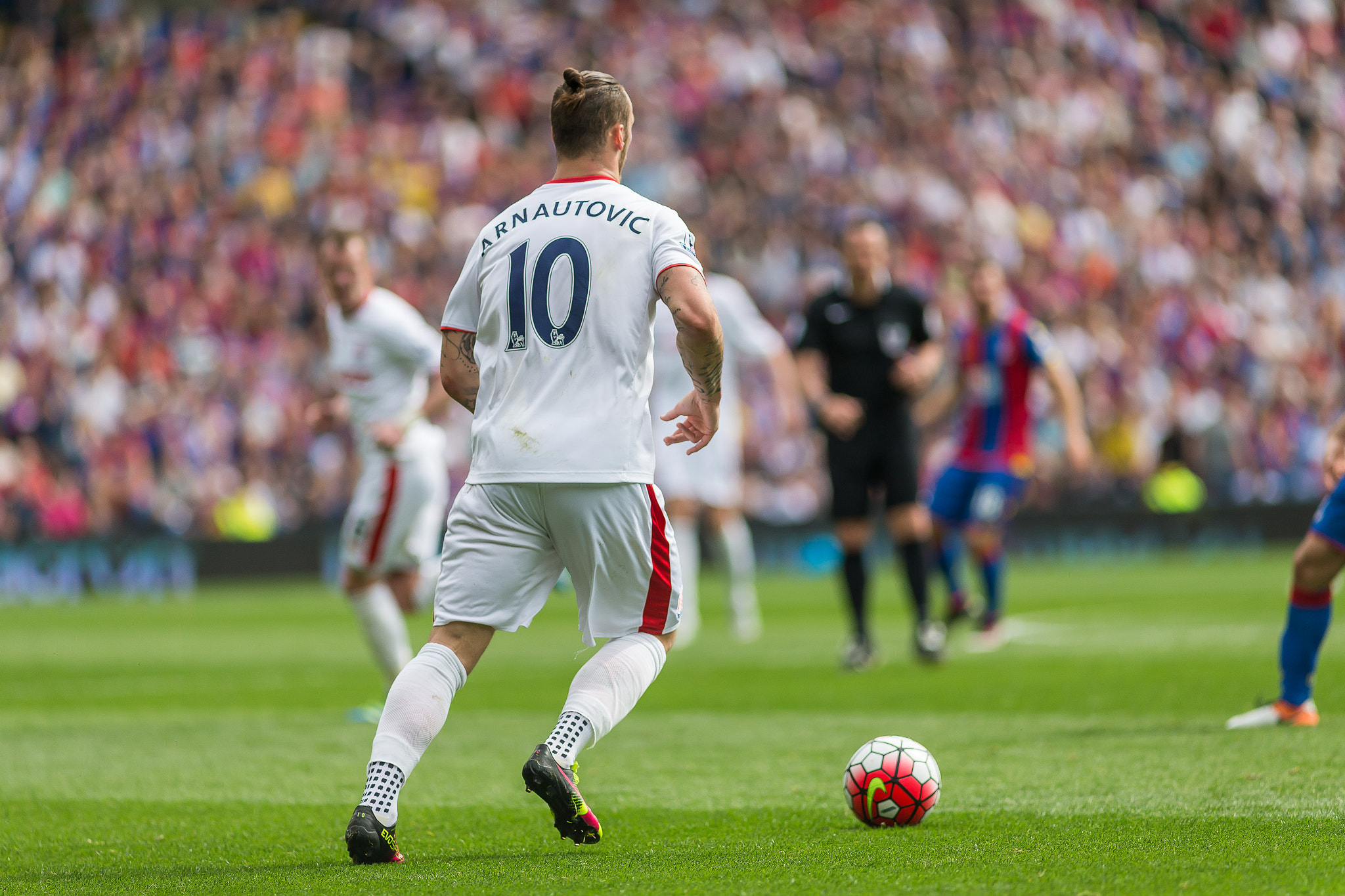 Canon EF 200mm F2.8L II USM sample photo. Crystal palace v stoke city - 7th may '16 photography