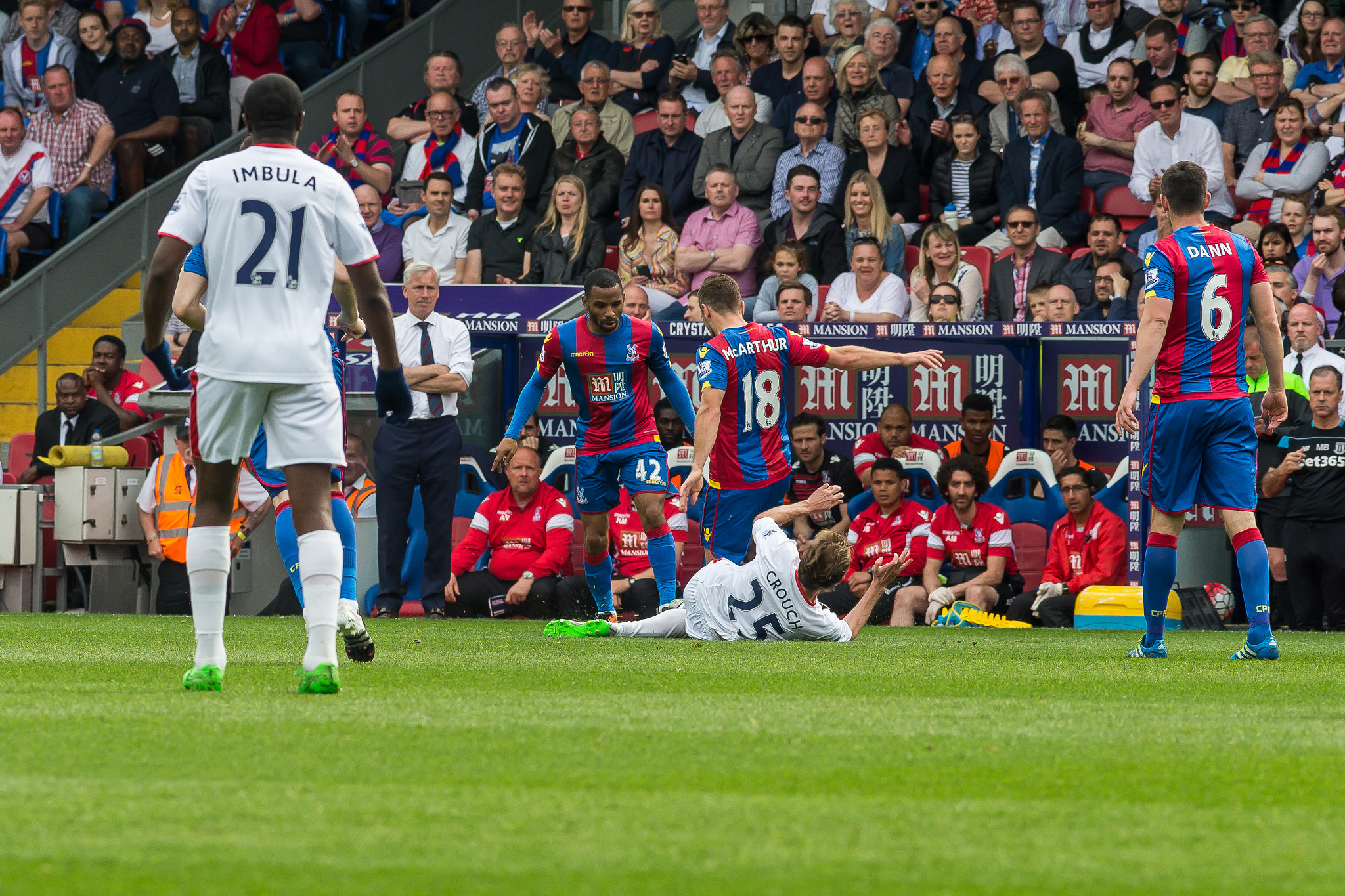 Canon EF 200mm F2.8L II USM sample photo. Crystal palace v stoke city - 7th may '16 photography