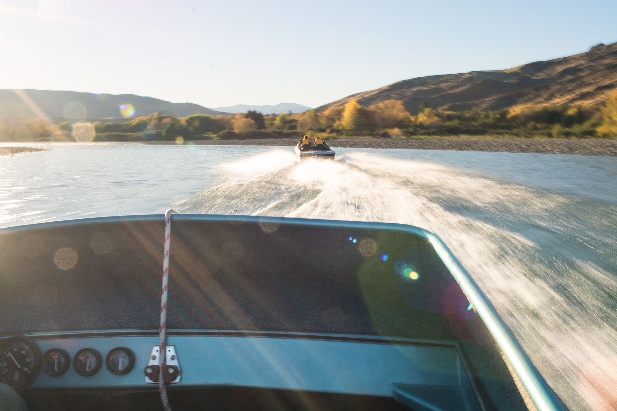 Minolta AF 28-80mm F3.5-5.6 II sample photo. Jet boating the waiau river photography