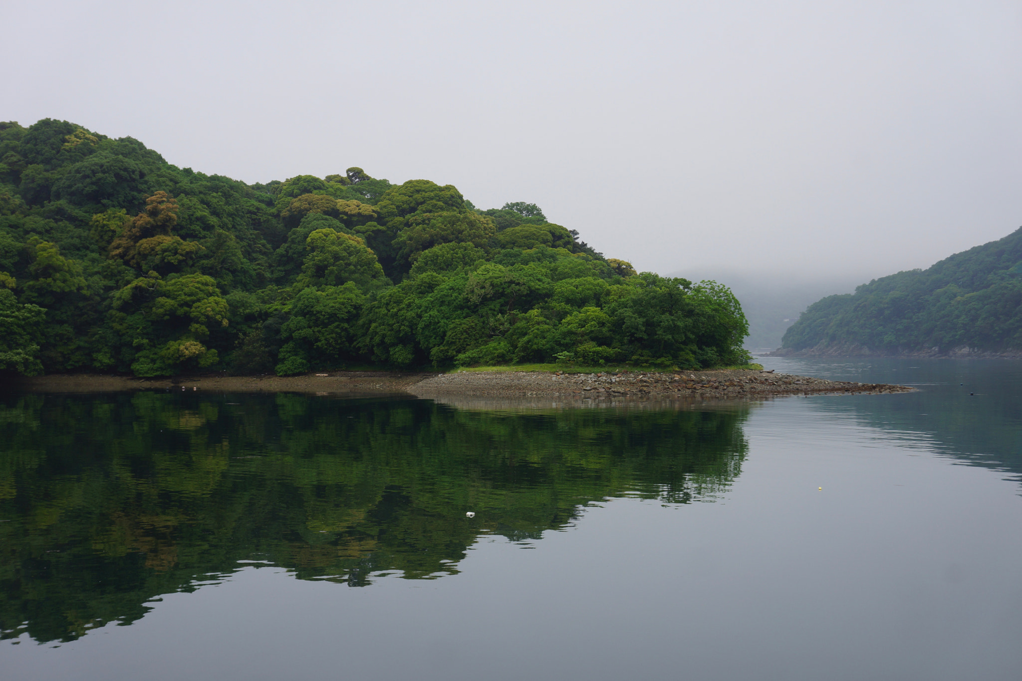 Sony E 18-55mm F3.5-5.6 OSS sample photo. Misty spring on the sea photography