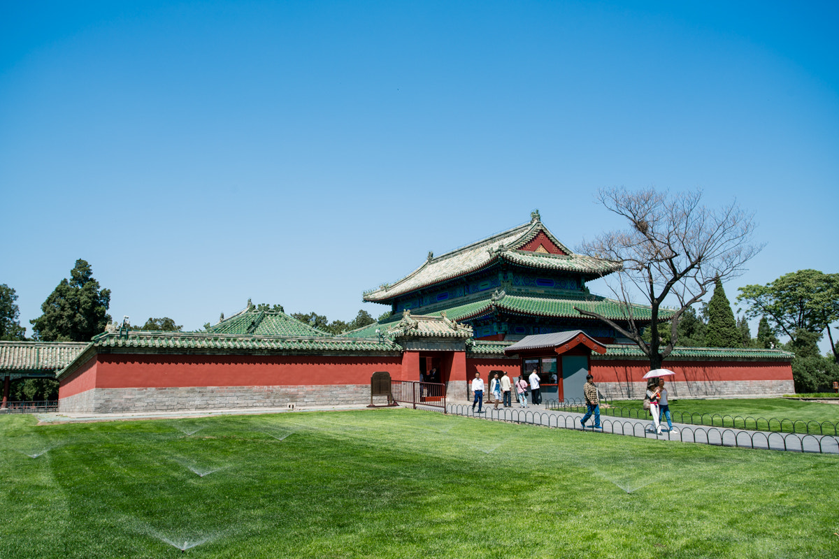Sony a7R II + Canon EF 17-40mm F4L USM sample photo. The temple of heaven photography