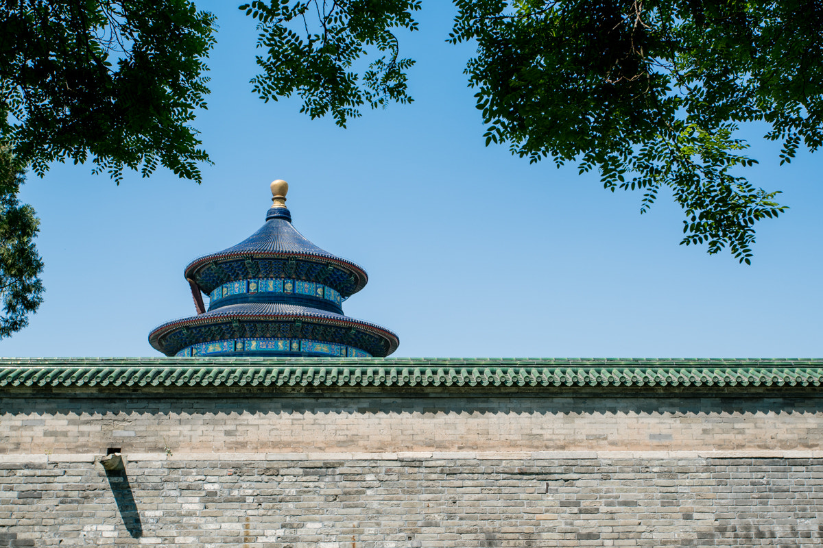 Sony a7R II + Canon EF 17-40mm F4L USM sample photo. The temple of heaven photography