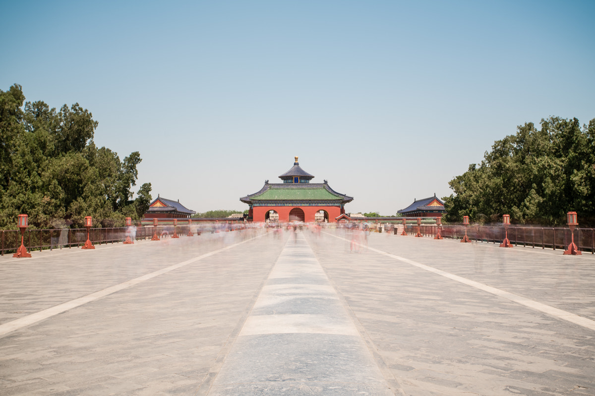 Sony a7R II + Canon EF 17-40mm F4L USM sample photo. The temple of heaven photography