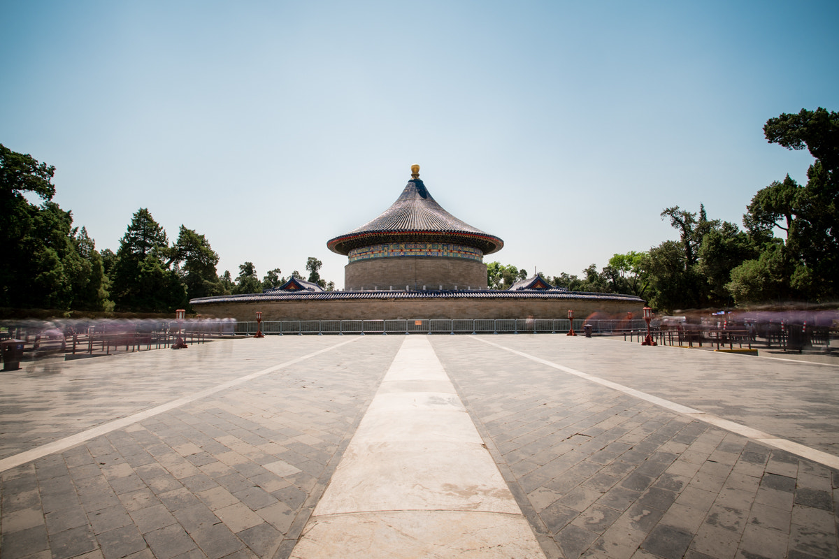 Sony a7R II + Canon EF 17-40mm F4L USM sample photo. The temple of heaven photography