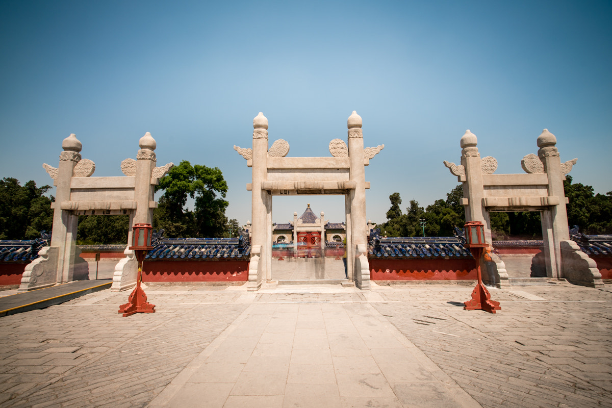 Sony a7R II + Canon EF 17-40mm F4L USM sample photo. The temple of heaven photography