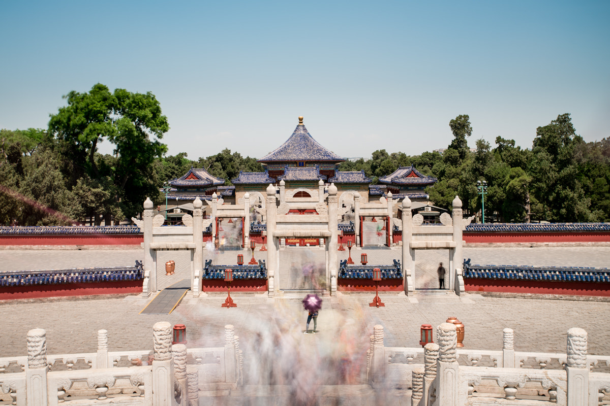 Sony a7R II + Canon EF 17-40mm F4L USM sample photo. The temple of heaven photography