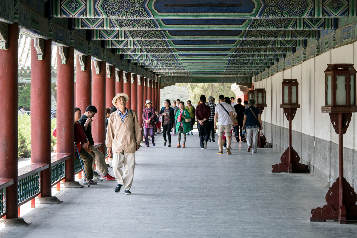 Sony a7R II + Canon EF 70-200mm F4L IS USM sample photo. The temple of heaven photography