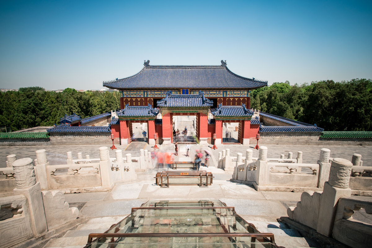 Sony a7R II + Canon EF 17-40mm F4L USM sample photo. The temple of heaven photography