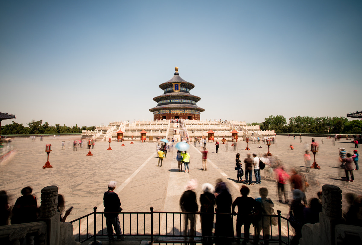 Sony a7R II + Canon EF 17-40mm F4L USM sample photo. The temple of heaven photography