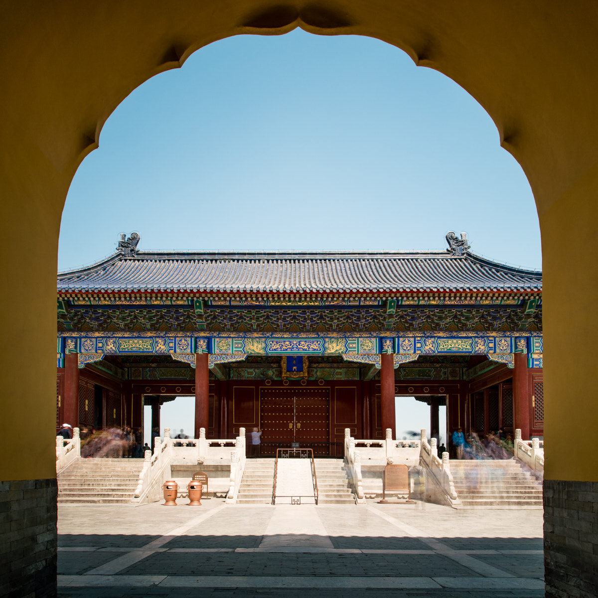 Sony a7R II + Canon EF 17-40mm F4L USM sample photo. The temple of heaven photography
