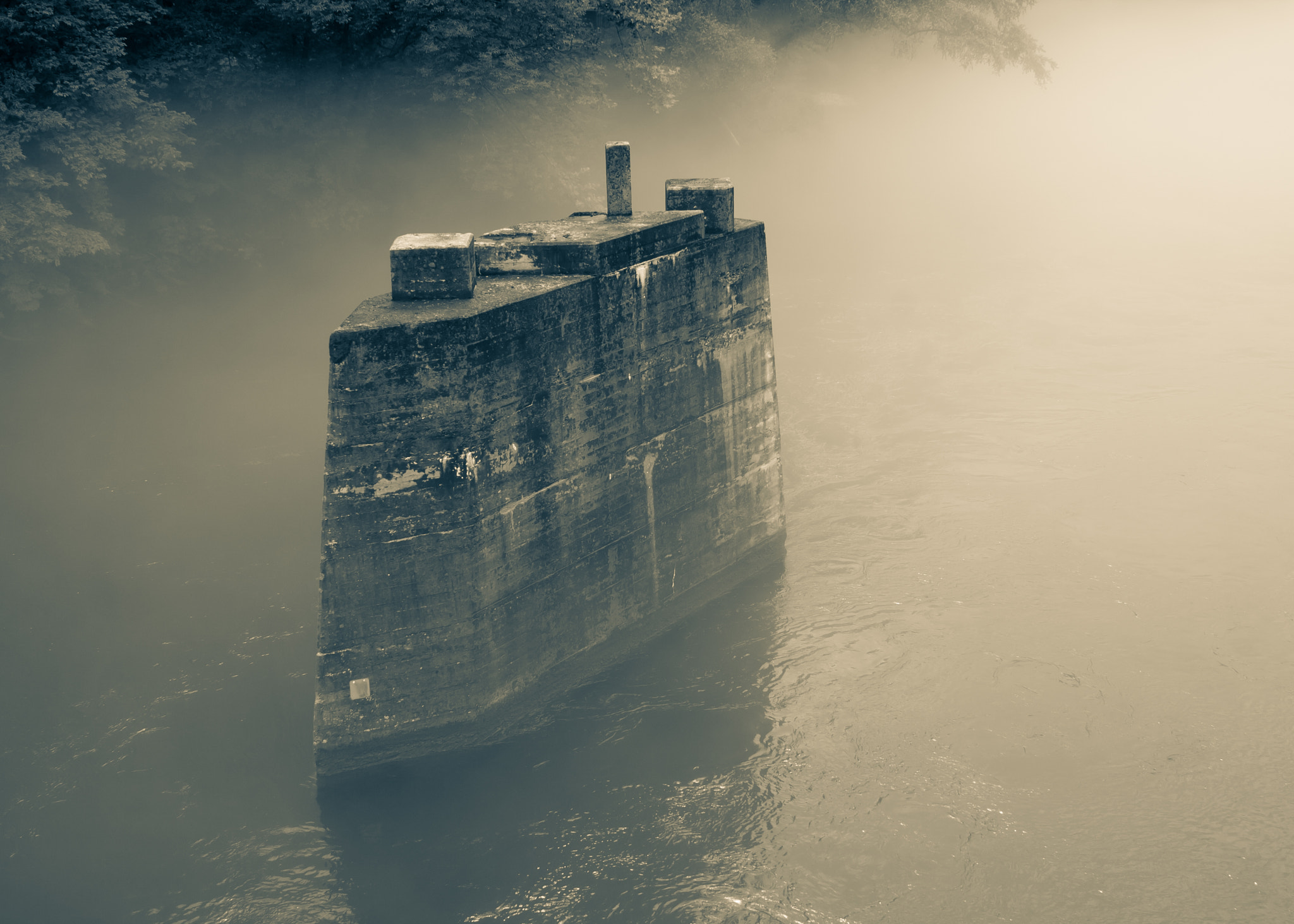 Canon EF 28-90mm f/4-5.6 sample photo. History through the fog photography
