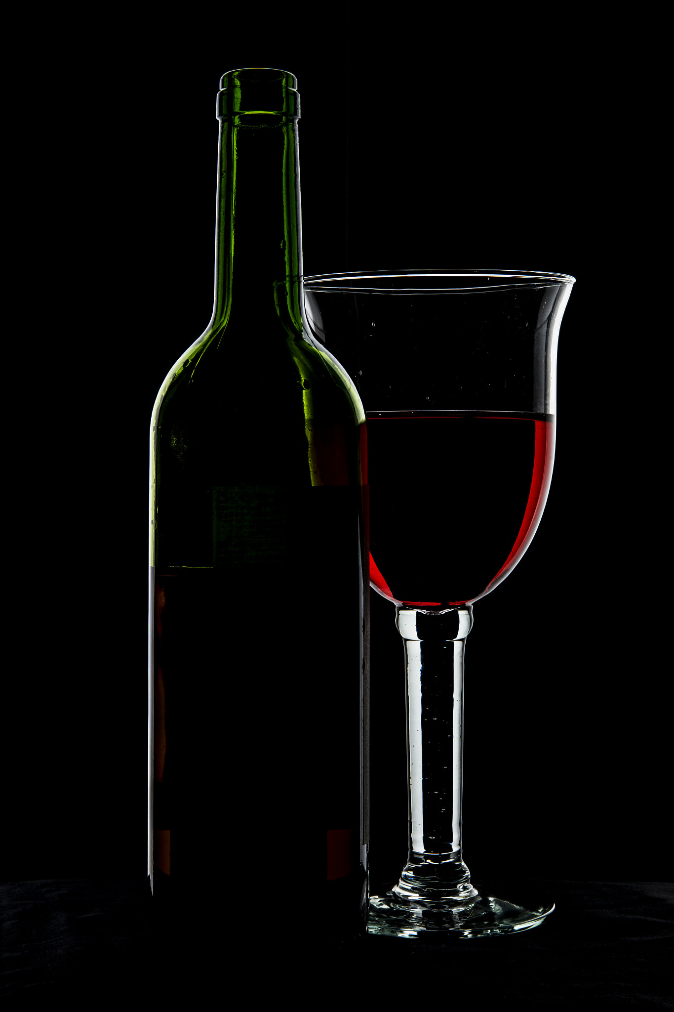 Sony a99 II + Minolta AF 28-75mm F2.8 (D) sample photo. Wine glass and bottle. photography