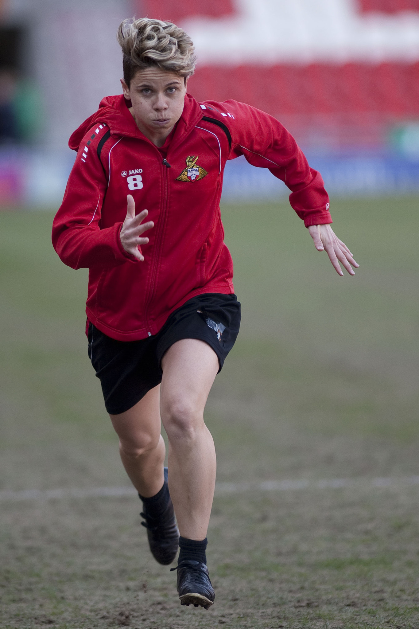 Canon EF 200mm f/1.8L sample photo. Sue smith still with an injury...
 - doncaster rovers belles vs chelsea ladies - fa womens super... photography