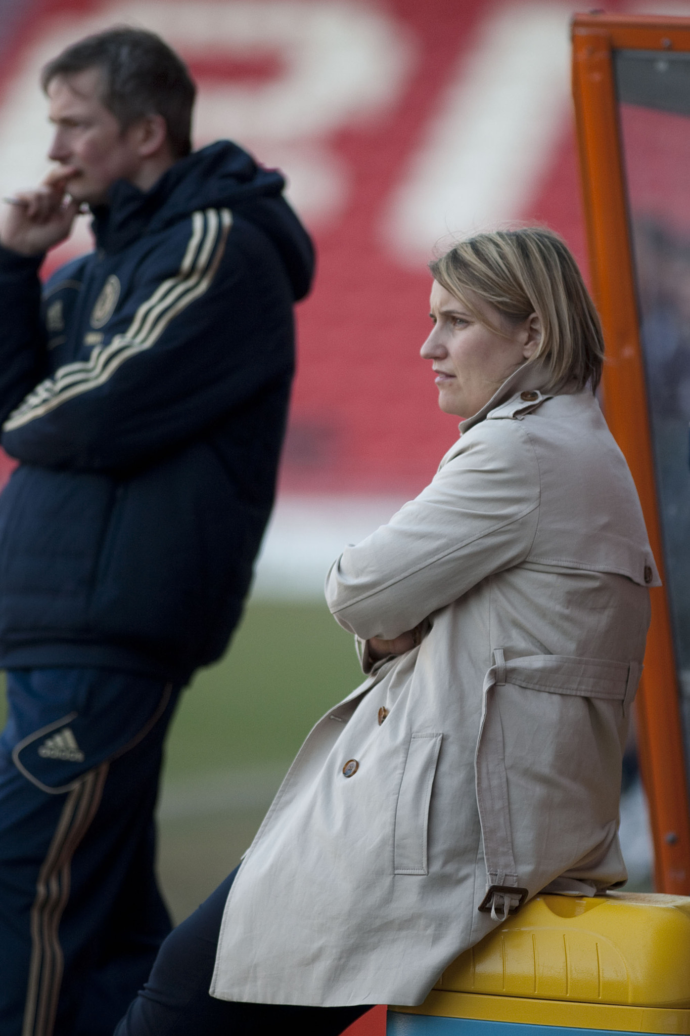 Canon EOS-1D Mark III + Canon EF 200mm f/1.8L sample photo. Emma hayes (chelsea manager) 
- doncaster rovers belles vs chelsea ladies - fa womens super... photography