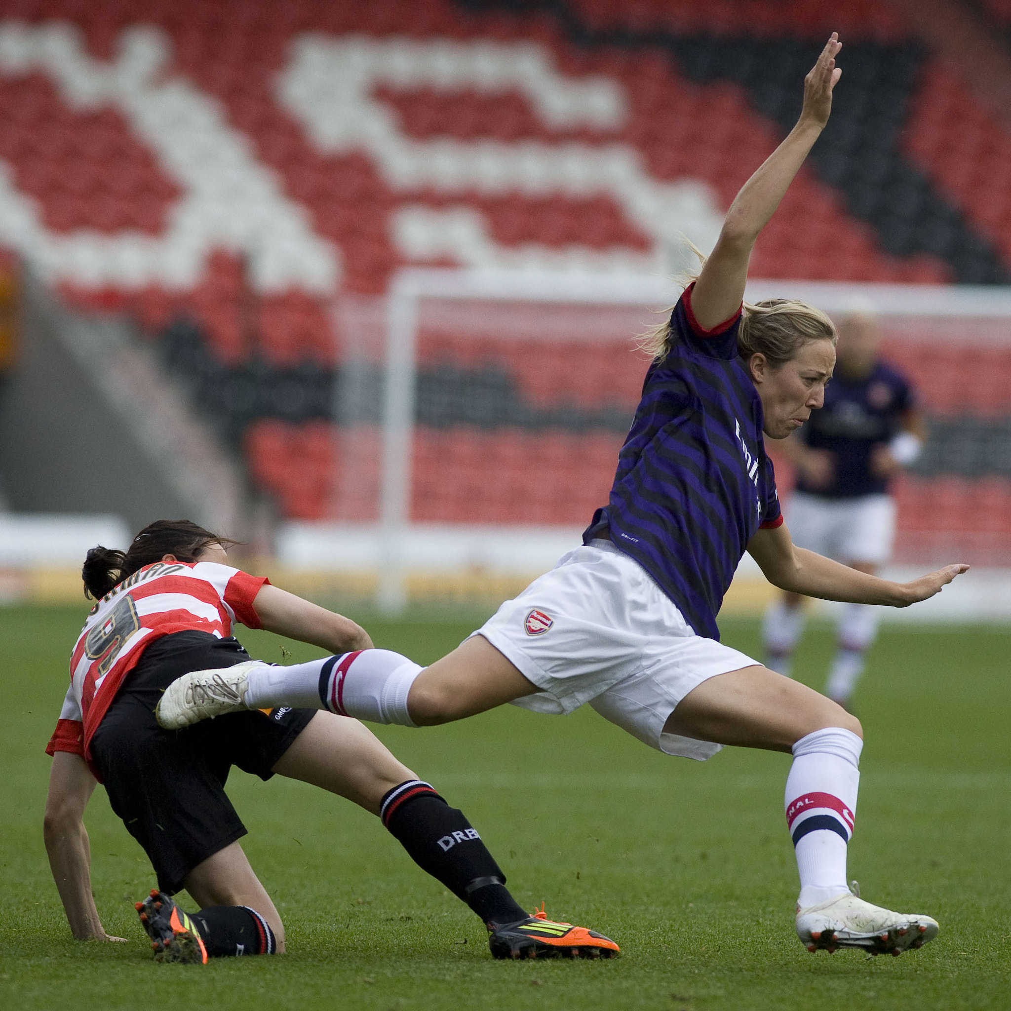 Canon EOS-1D Mark III + Canon EF 200mm f/1.8L sample photo. - doncaster rovers belles vs arsenal ladies - fa womens super league football at the keepmoat... photography