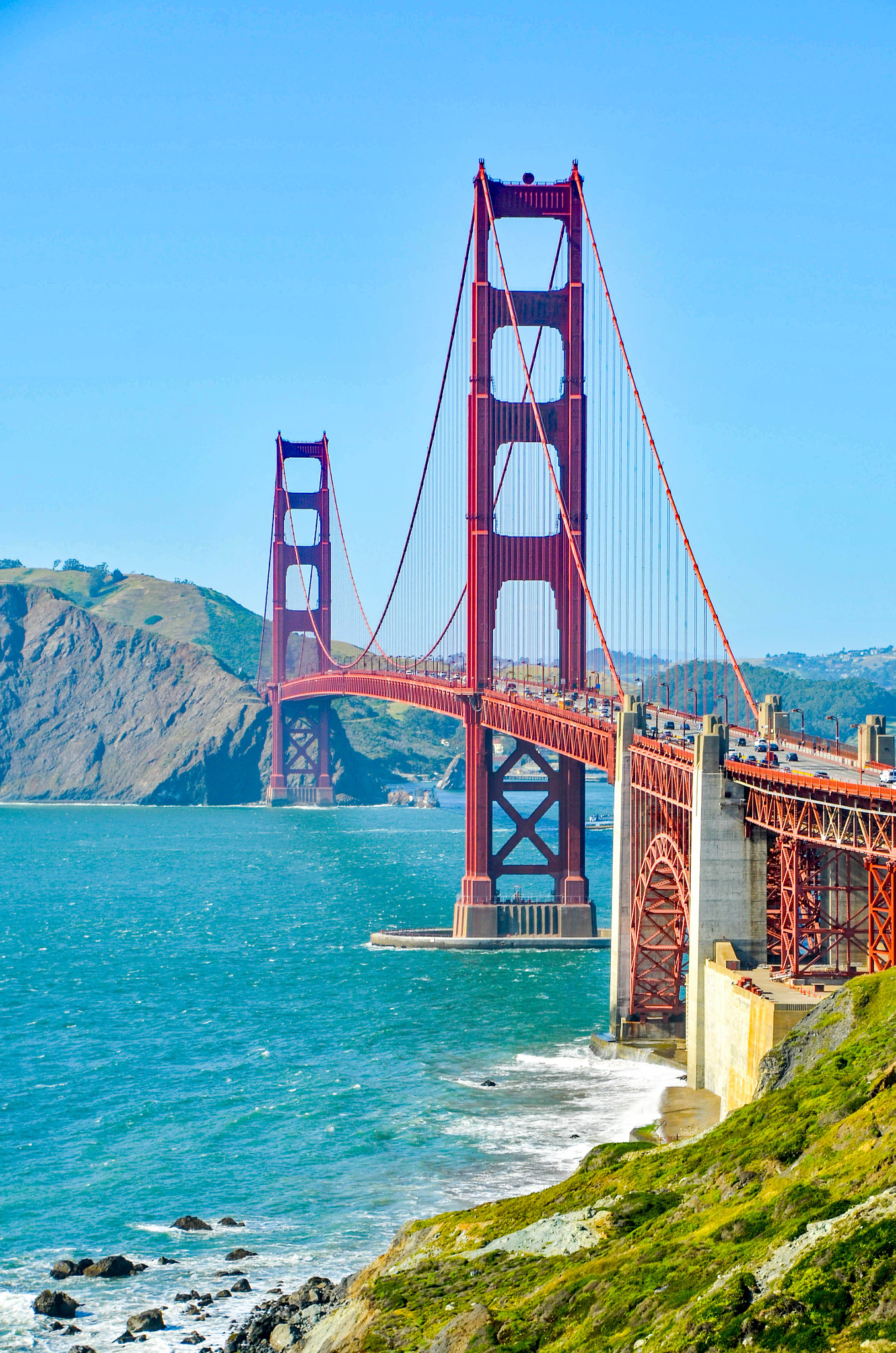 Nikon D5100 + Nikon PC-E Nikkor 24mm F3.5D ED Tilt-Shift sample photo. Golden gate bridge | 118/365+ photography