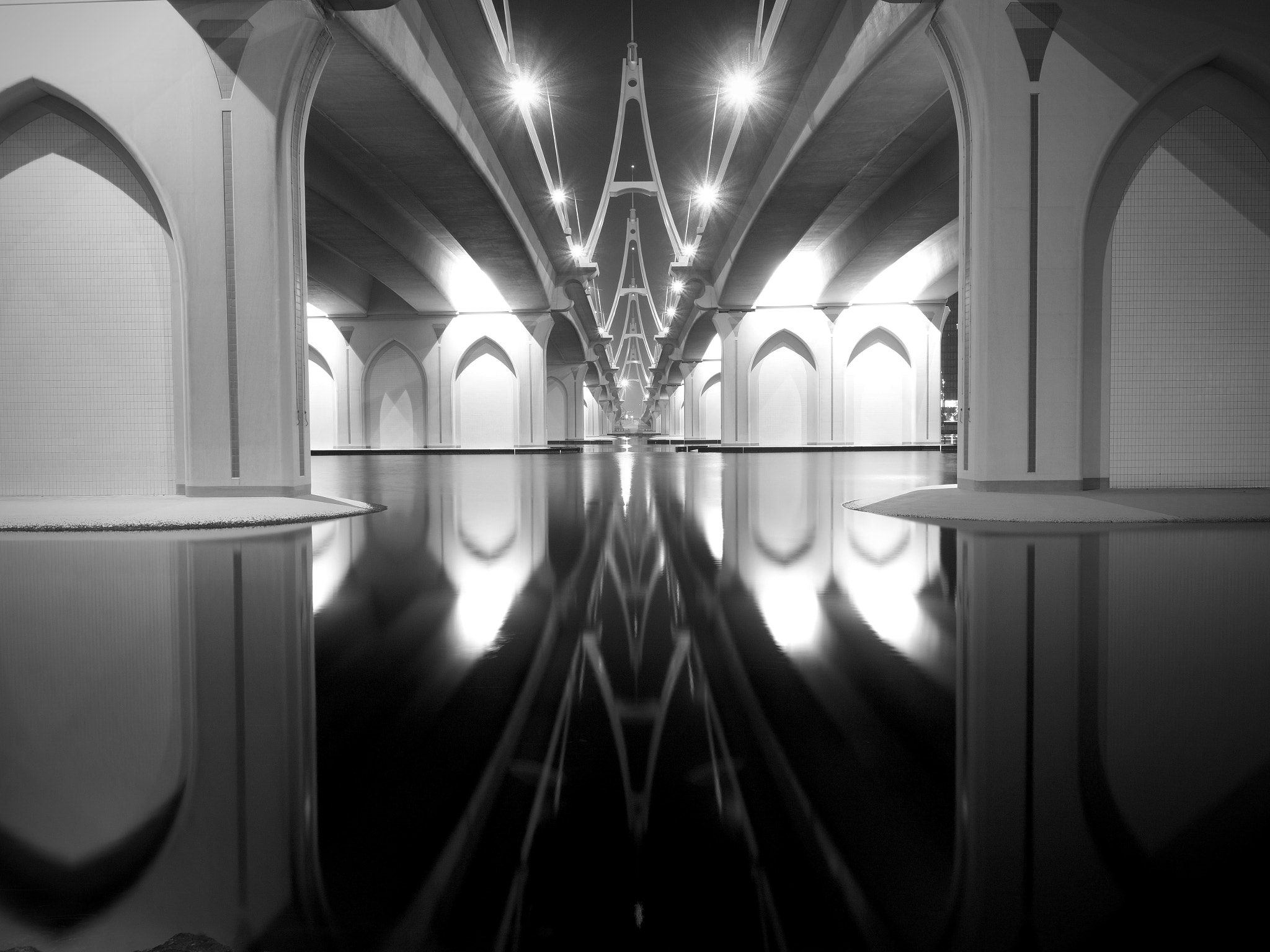 Olympus PEN-F + Olympus M.Zuiko Digital ED 12-40mm F2.8 Pro sample photo. Dubai bridge photography