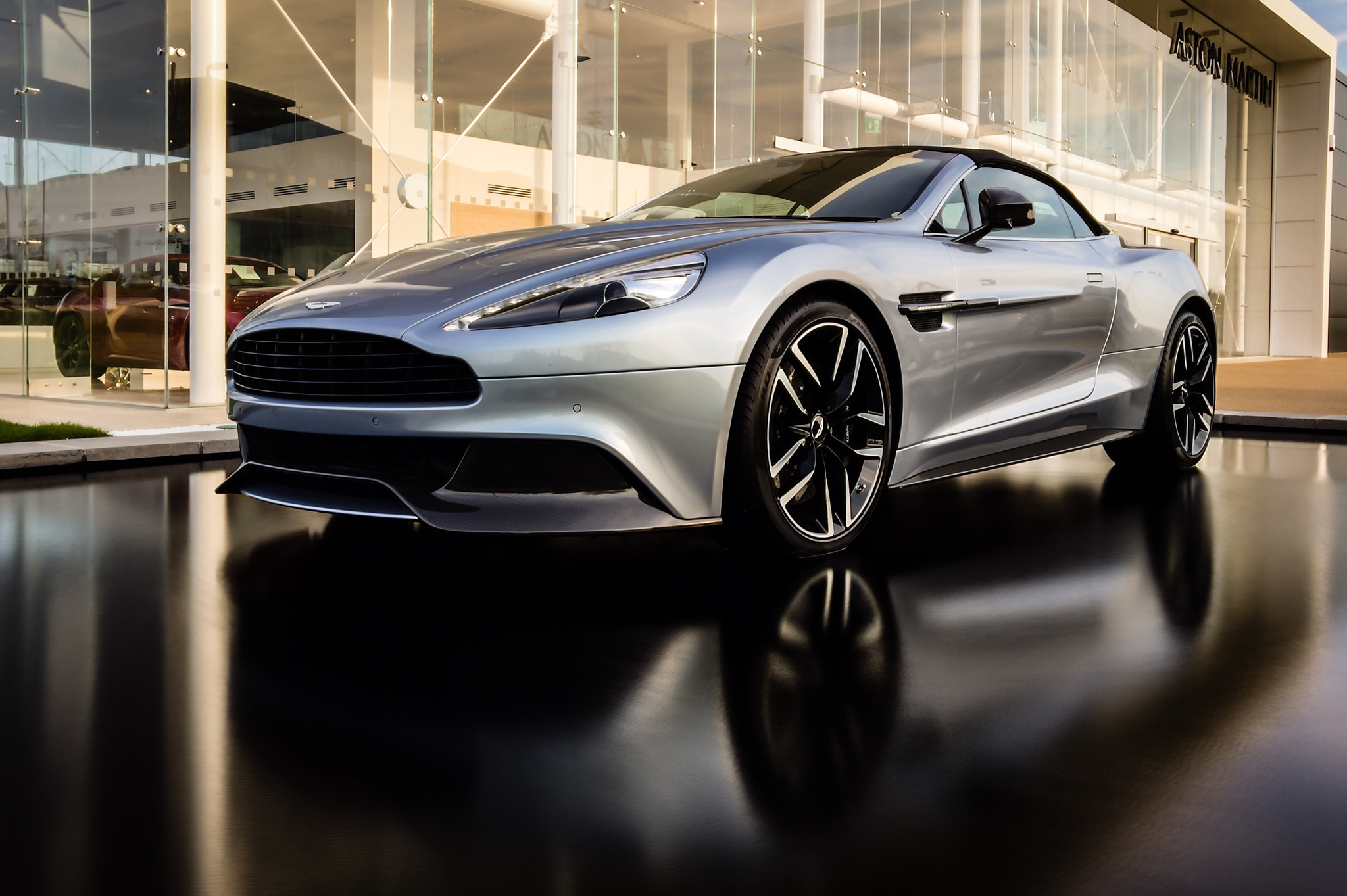 Apple iPhone + iPhone 6 back camera 4.15mm f/2.2 sample photo. Aston martin vanquish, shot on iphone reflection! photography