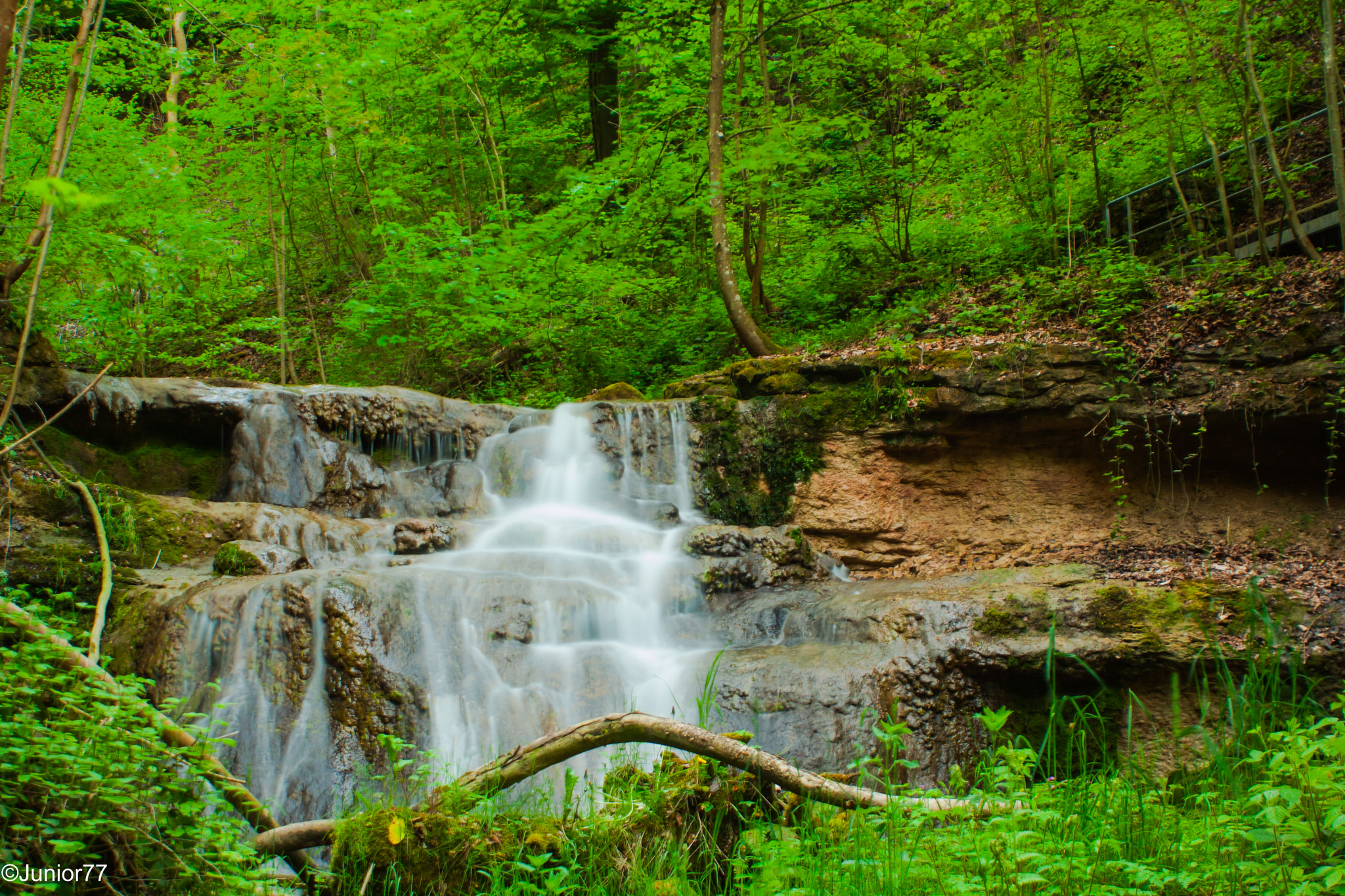 Sigma 17-35mm f/2.8-4 EX DG Aspherical HSM sample photo. Waterfall in erlenbacher tobel a mystical place photography
