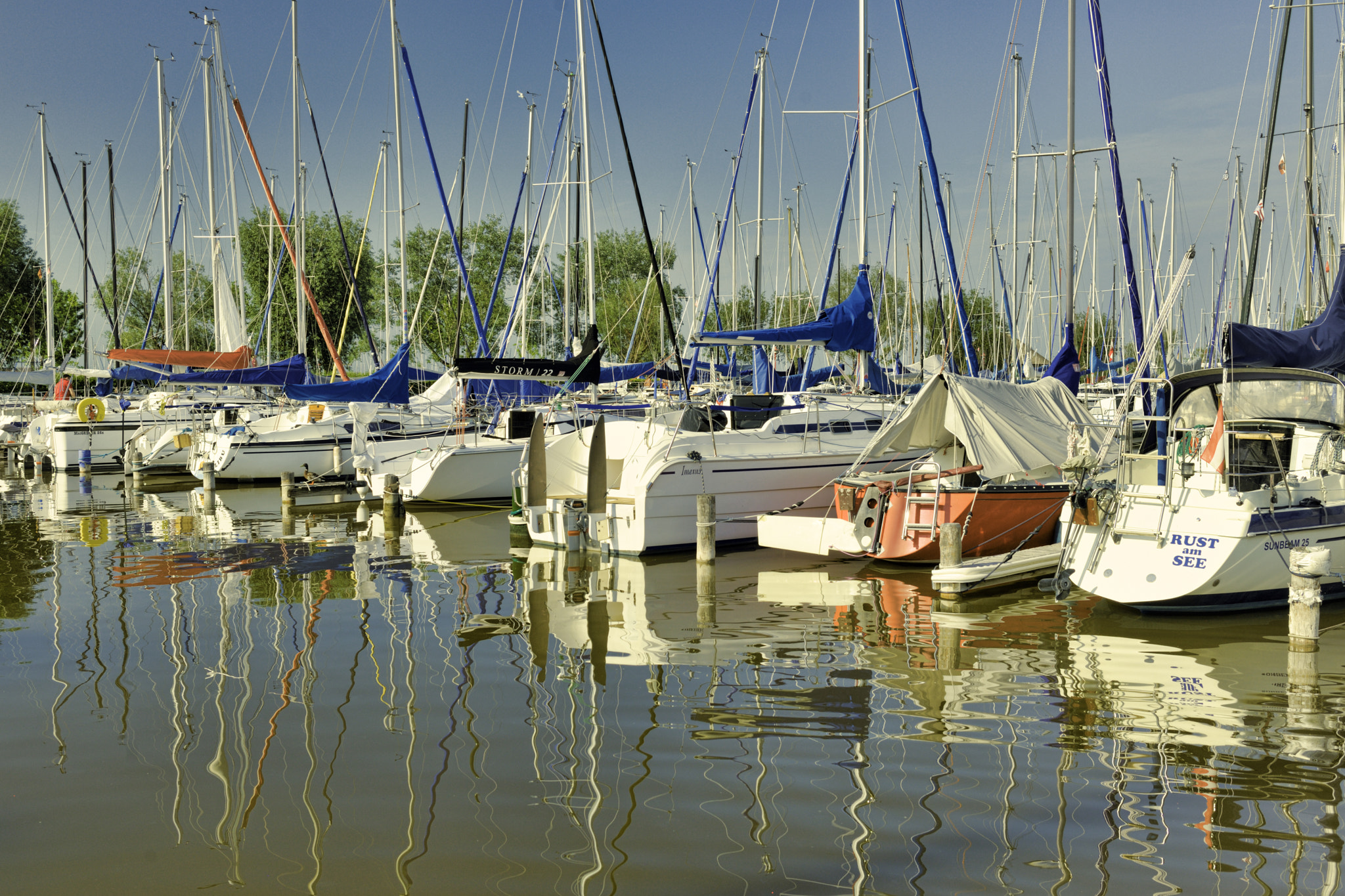Nikon D3X sample photo. Good morning marina photography
