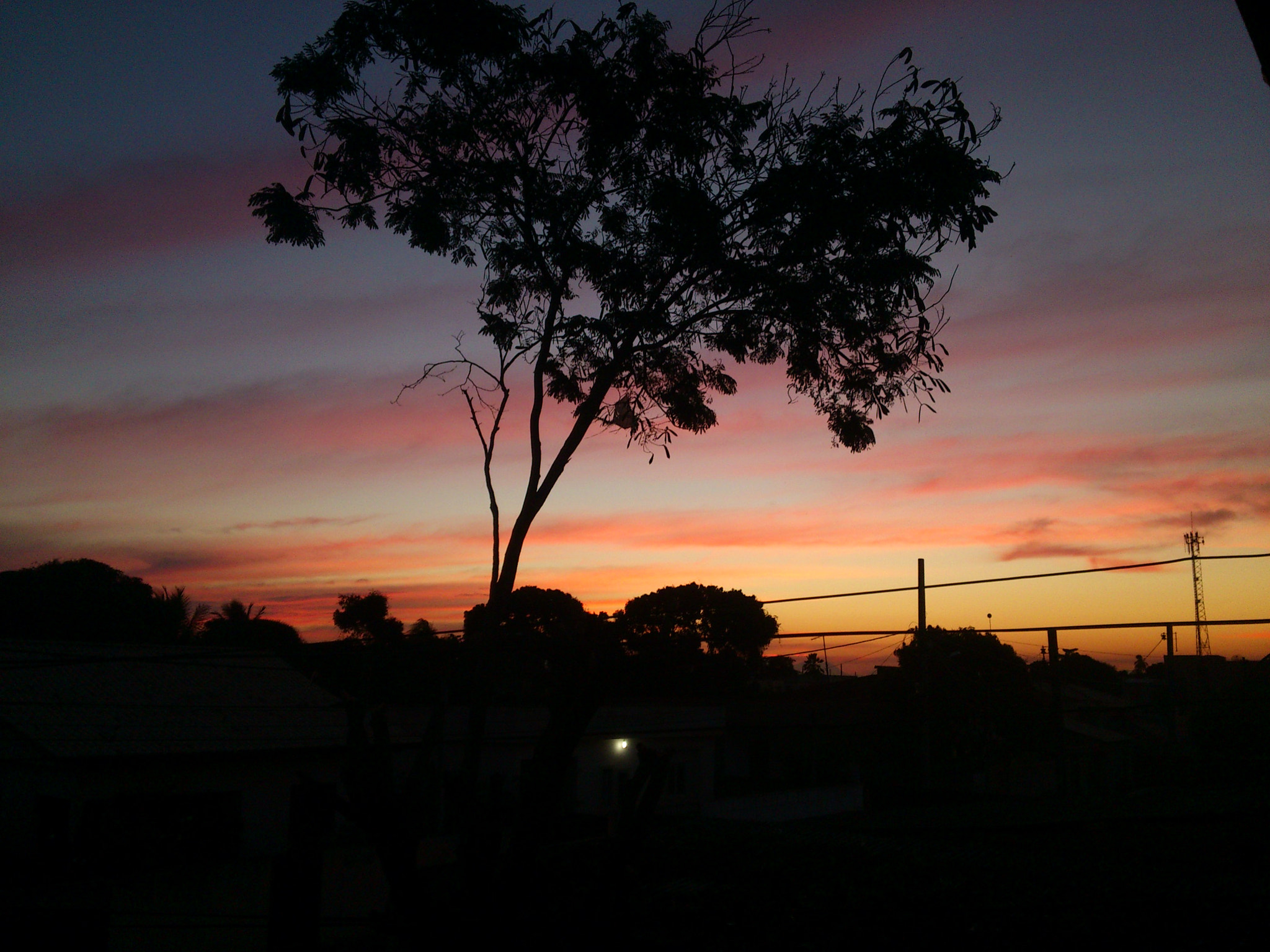 Sony Ericsson Xperia pro sample photo. Sunset photography